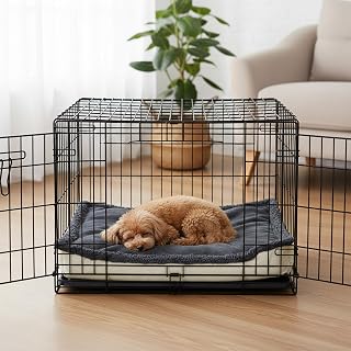 fireowl waterproof dog blanket washable medium - 100 x 145cm Soft Warm Fleece Pet Blankets for Sofa Bed Car - Calming Dog Throw for Furniture Protect Grey