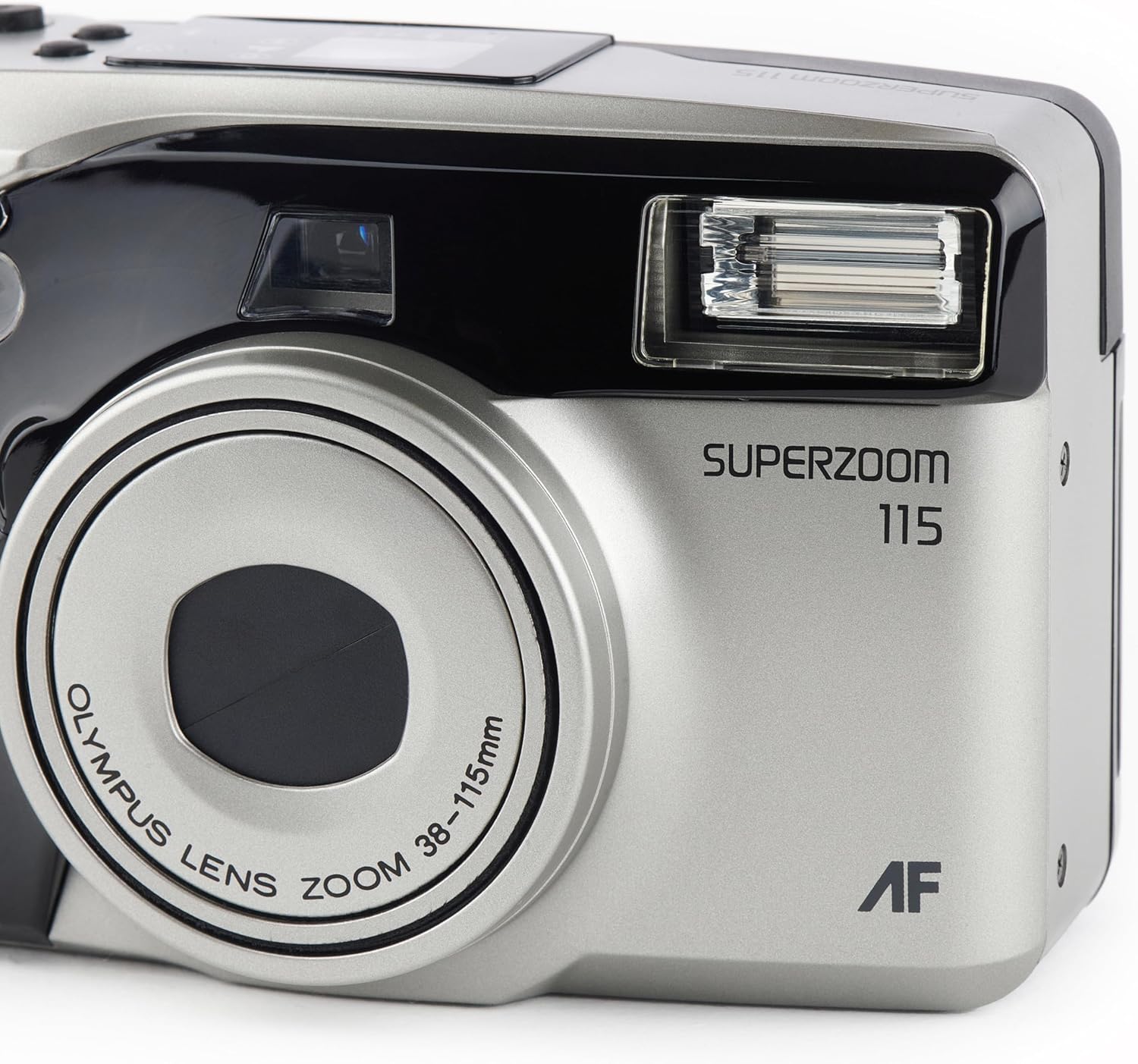 Olympus Superzoom 115 35mm Point & Shoot Film Camera – Compact Zoom Lens, Autofocus, Built-in Flash – Vintage Analog Camera for 35mm Film (Renewed)