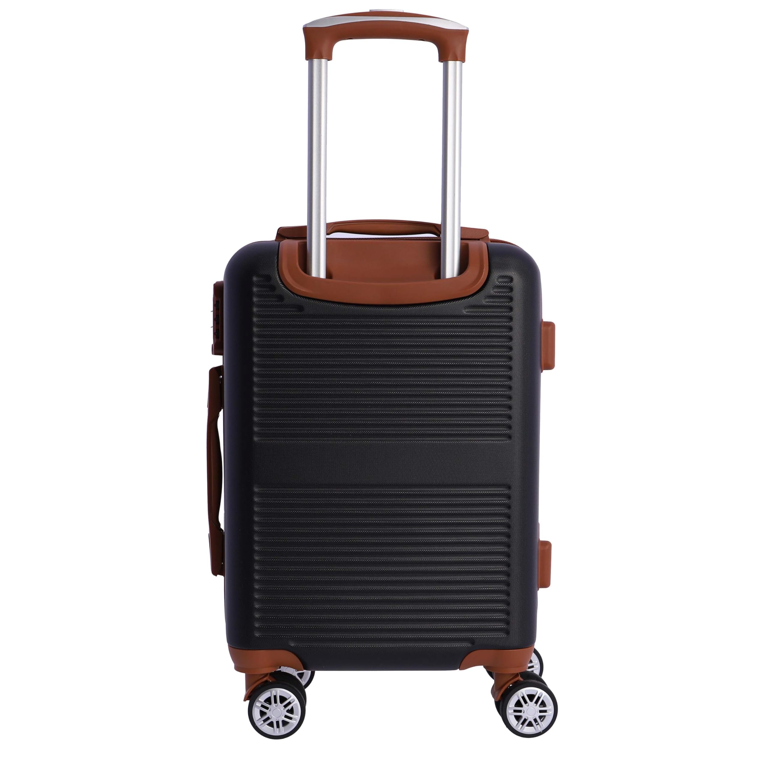 EL CABALLO - Maletas de Viaje Cabina - Maleta Cabina - Maletas de Viaje - Maleta de Cabina Resistente 52x35x20 Ryannair- Trolley Equipaje para Avion Resistente con 4 Ruedas de 360º y candado TSA