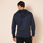Amazon Essentials Men's Big & Tall Full-Zip Hooded Fleece Sweatshirt, Navy, 5X