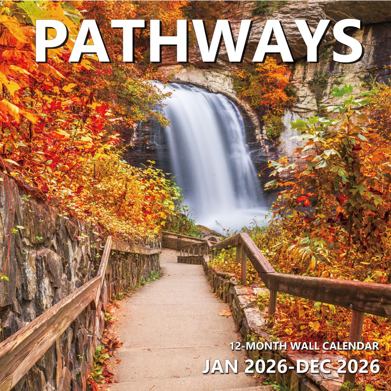2026 Pathways Nature Scenic Large Wall Calendar 12 Month