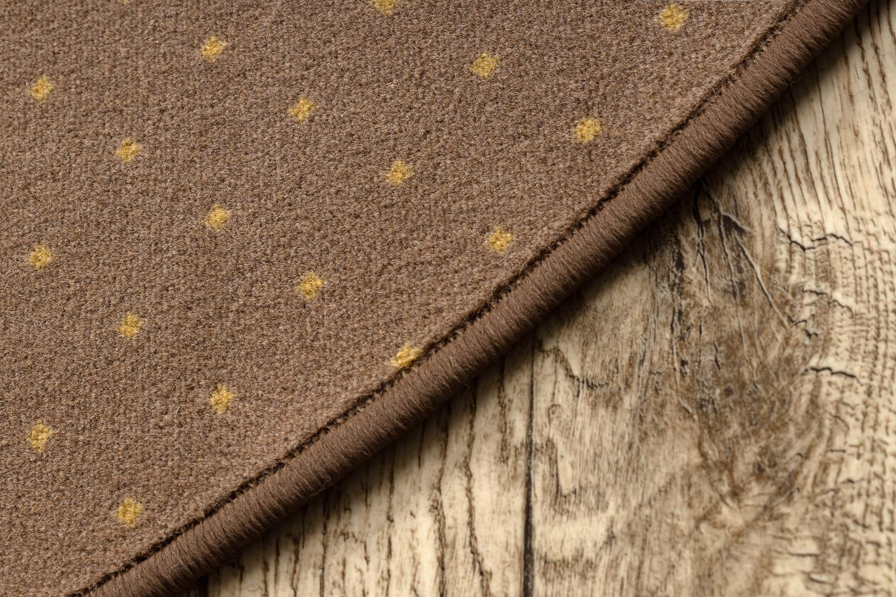 rugsx Tapis Aktua pour Salon et Chambre Marron Cercle 150 cm