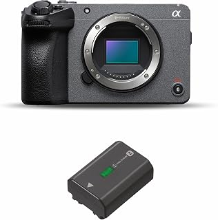Cinema Line FX30B| Super 35 | 4K 120P | S-Cinetone | Compact Camera for Filmmaking (‎ILME-FX30) + Additional High-Capacity Rechargeable Battery (FZ-100)- Gray