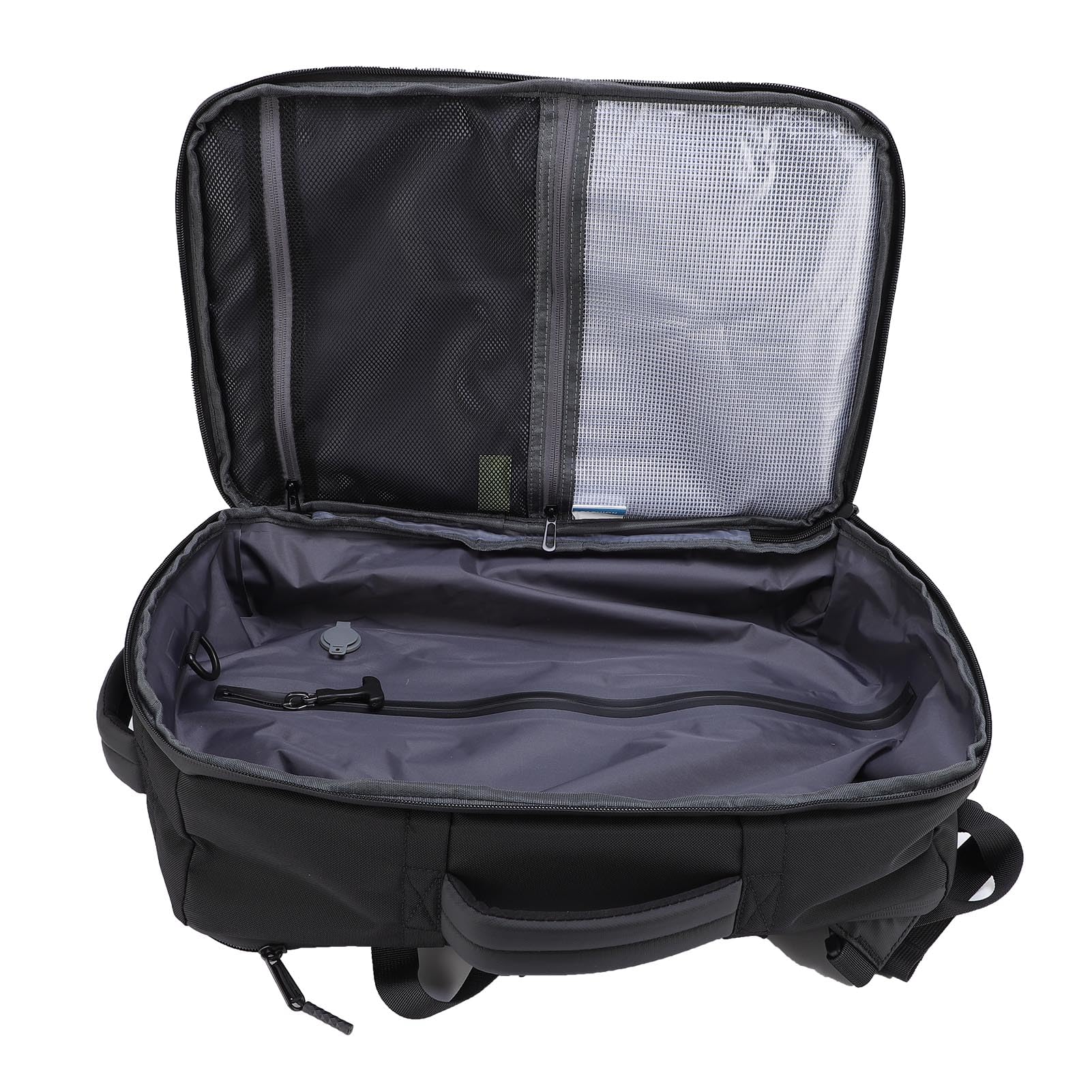 PVC Oxford -Rainfish Viopum Compression Zackpack per Viaggiatori D'affari per Laptop da 17,3 Pollici (BLACK)