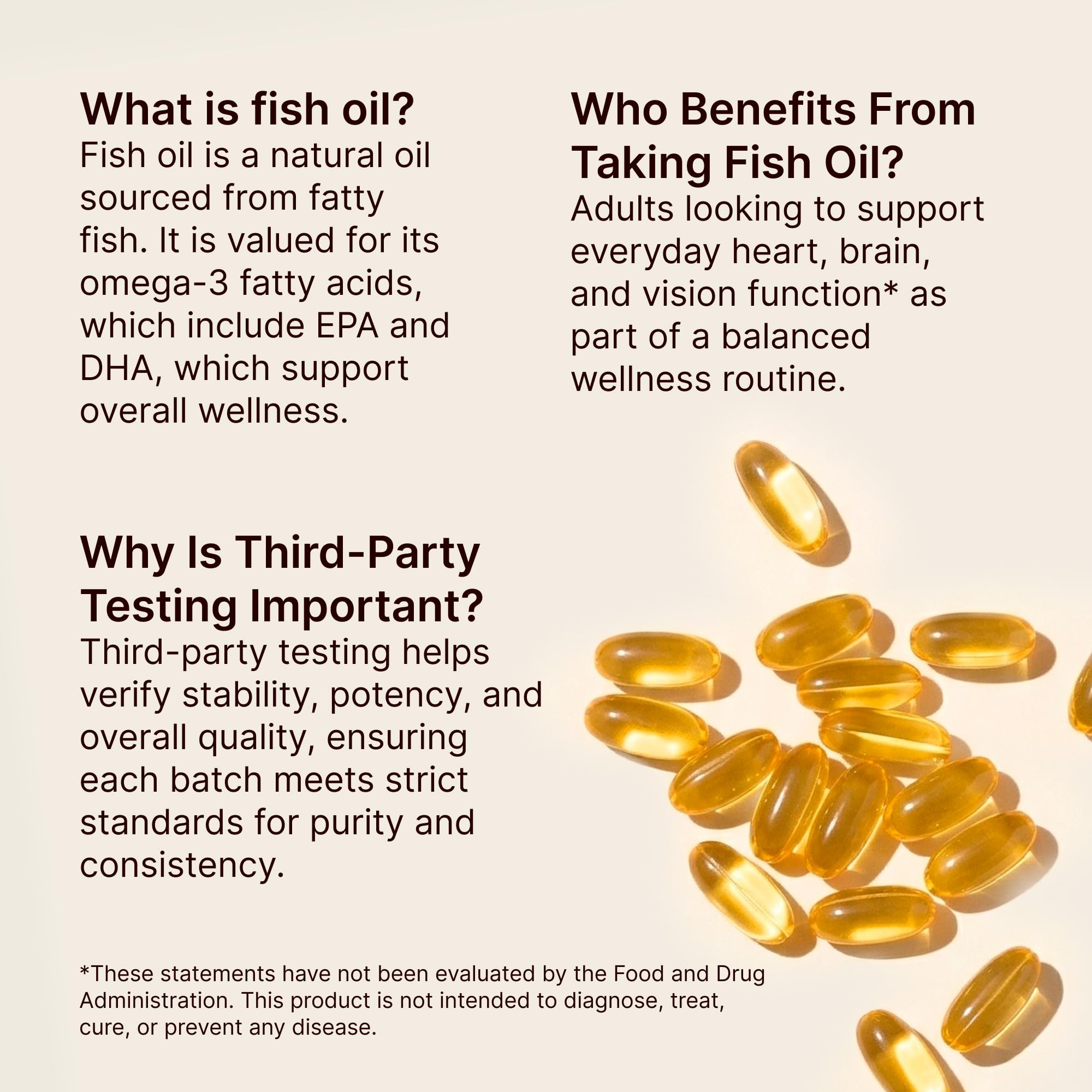 SOULSATION Fish Oil Omega 3 Supplements Softgels 2400mg, for Women & Men — Amazon image 3