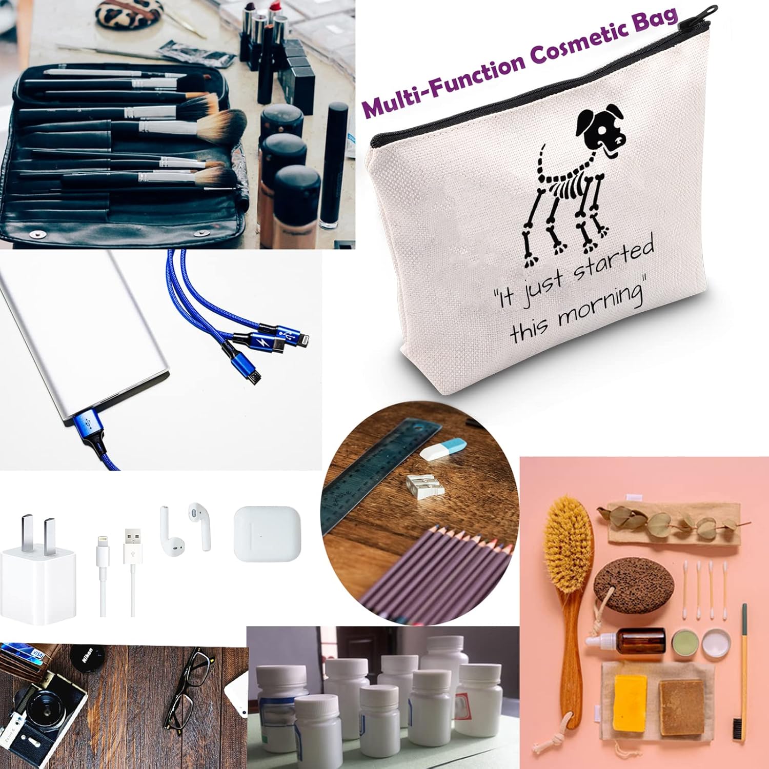 TSOTMO Veterinarian Gift Veterinary Zipper Pouch Makeup Bag Gift Vet Appreciation Gift Thank Gift Vet Tech Gift Rescuing Animal Gift (started) - Image 3