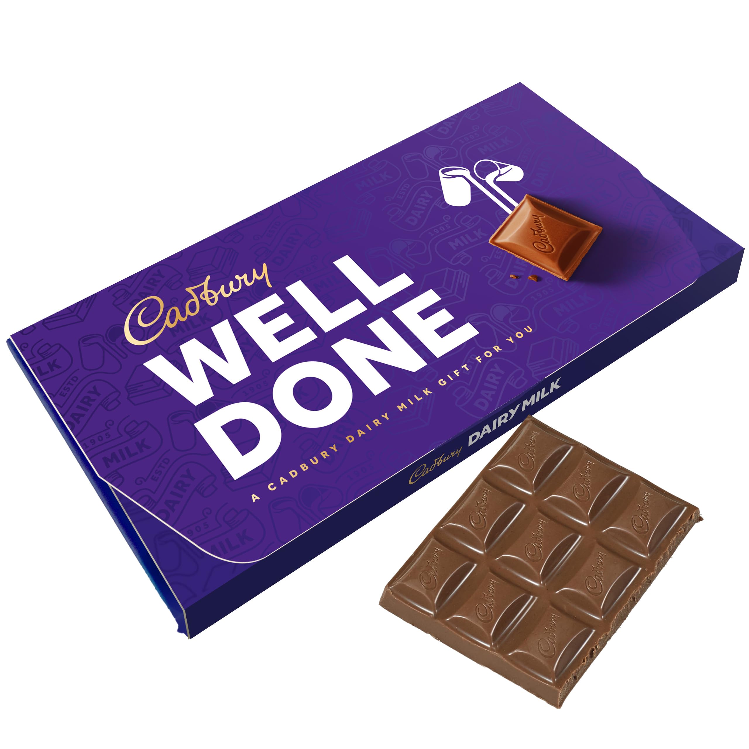 Cadbury Well Done Dairy Milk Chocolate Bar With Gift Envelope