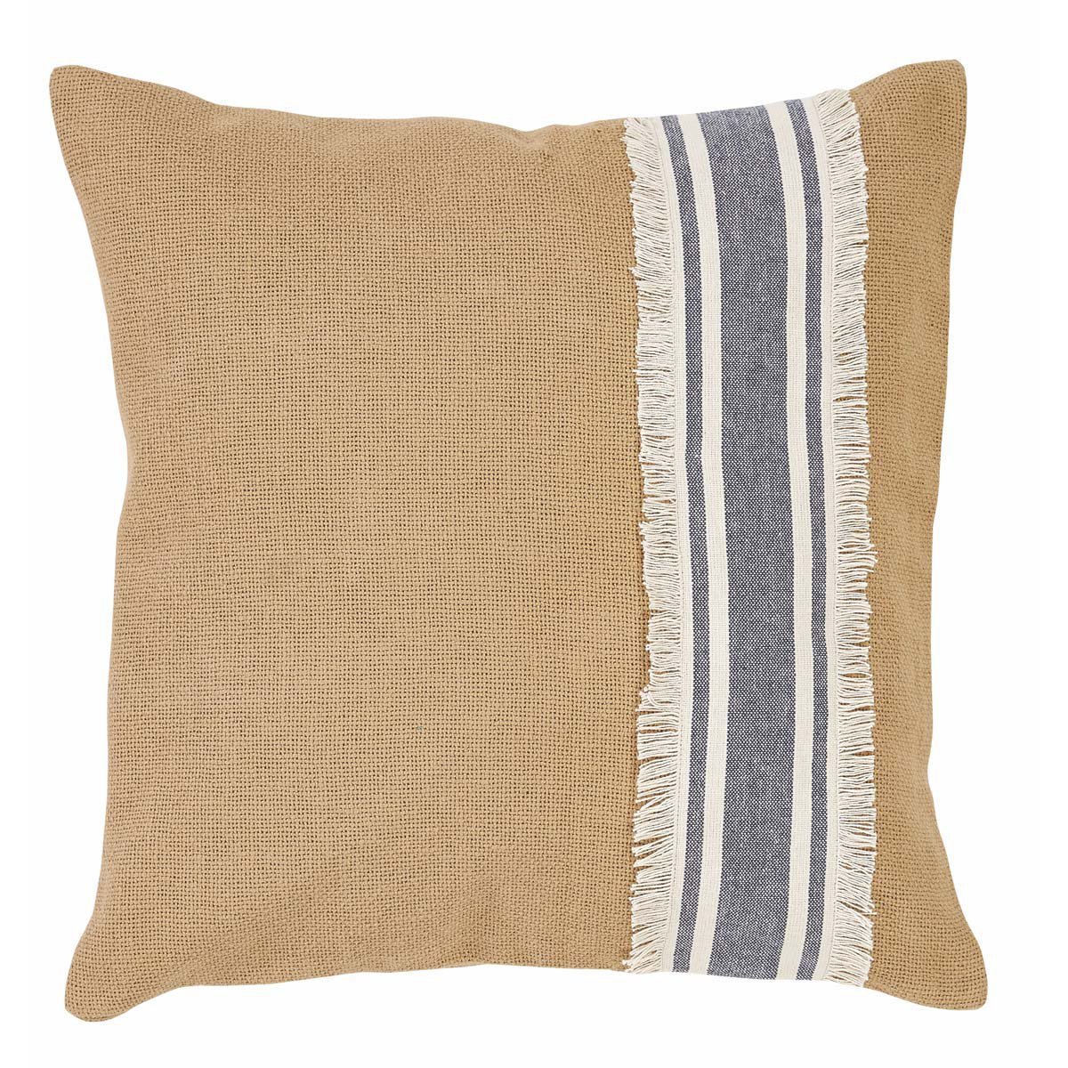 Buy Mill Creek Burlap Pillow Cover 18 x 18, Farmhouse Style Online at