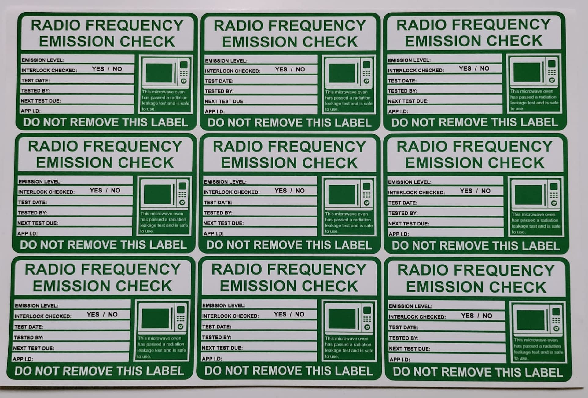 PAT Test Passed Or Failed Stickers Electrical Safety Self Adhesive Labels - View #5