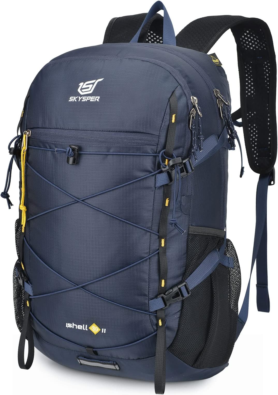 SKYSPERPackable Hiking Backpack 30L Lightweight Daypack Travel Backpacks for Women Men（Blue）OEKO-TEX STANDARD 100