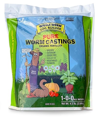 Wiggle Worm Soil Builder - Humus de lombriz orgánico 45 lb