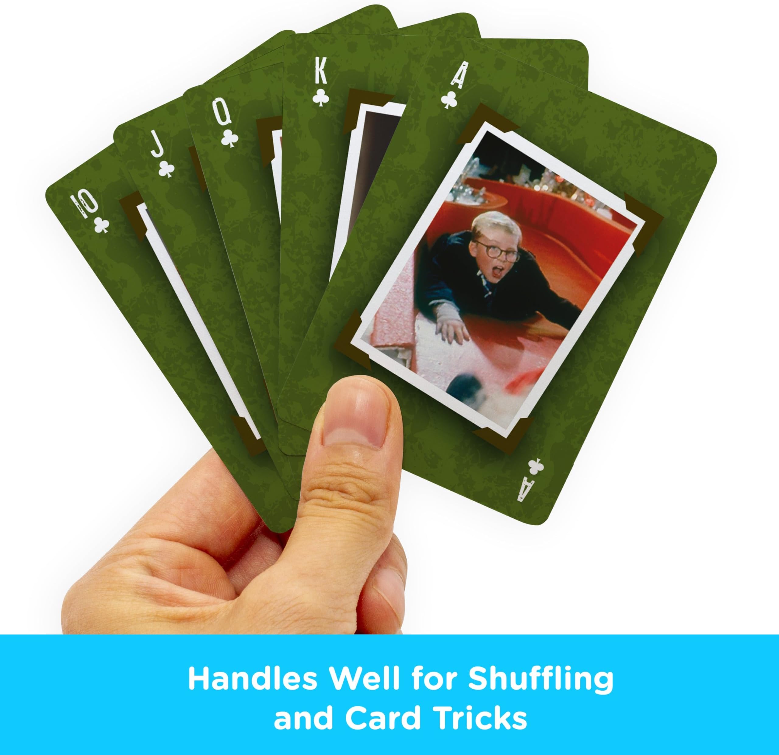 AQUARIUS A Christmas Story Playing Cards - Christmas Themed Deck of Cards for Your Favorite Card Games - Officially Licensed Christmas Story Merchandise & Collectibles - Poker Size