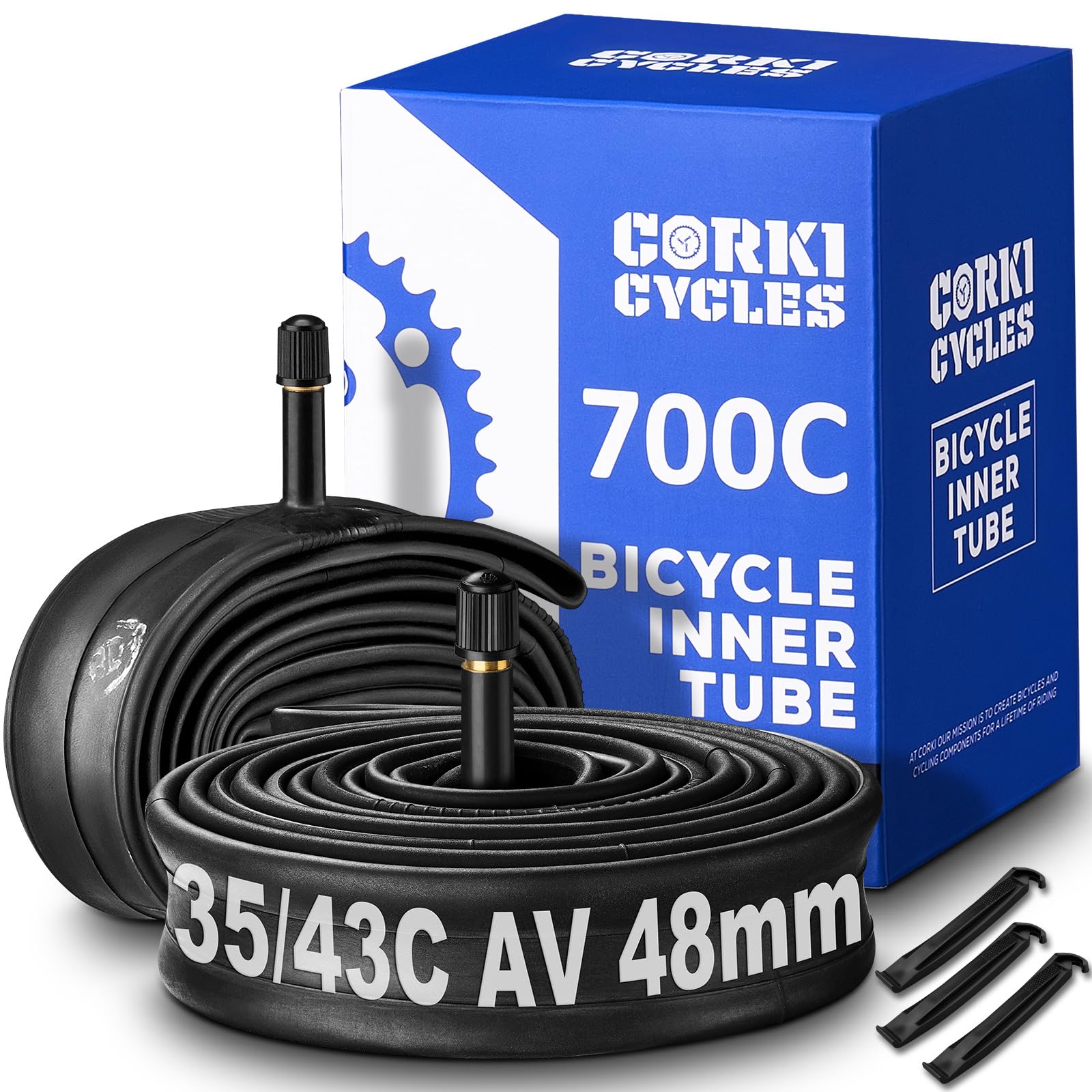 Corki Heavy Duty 700c Bike Tube