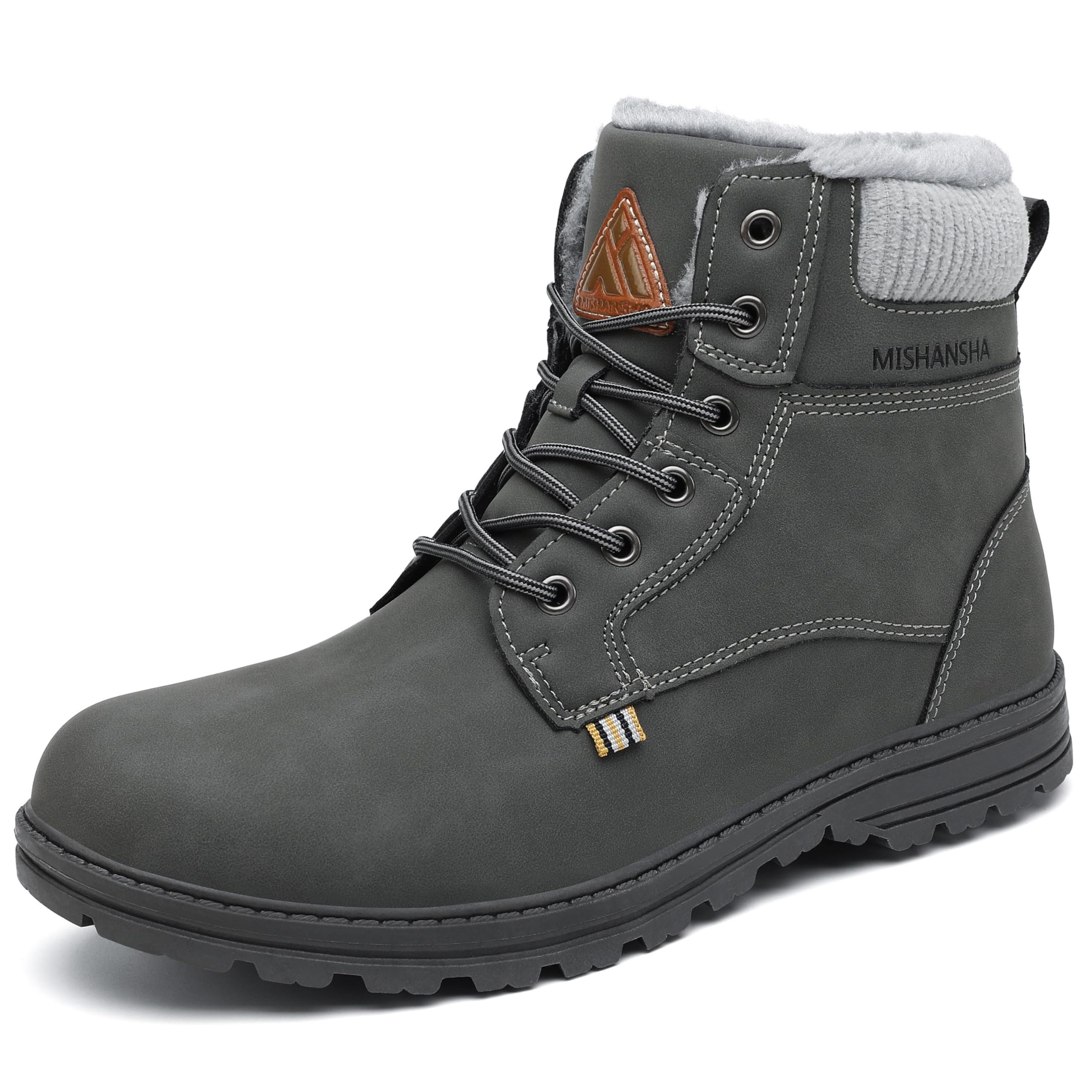 Mishansha Uomo Scarpe Invernali Donna Stivali da Neve Calda Impermeabili Outdoor Sneakers da Trekking Taglia 36-48 EU