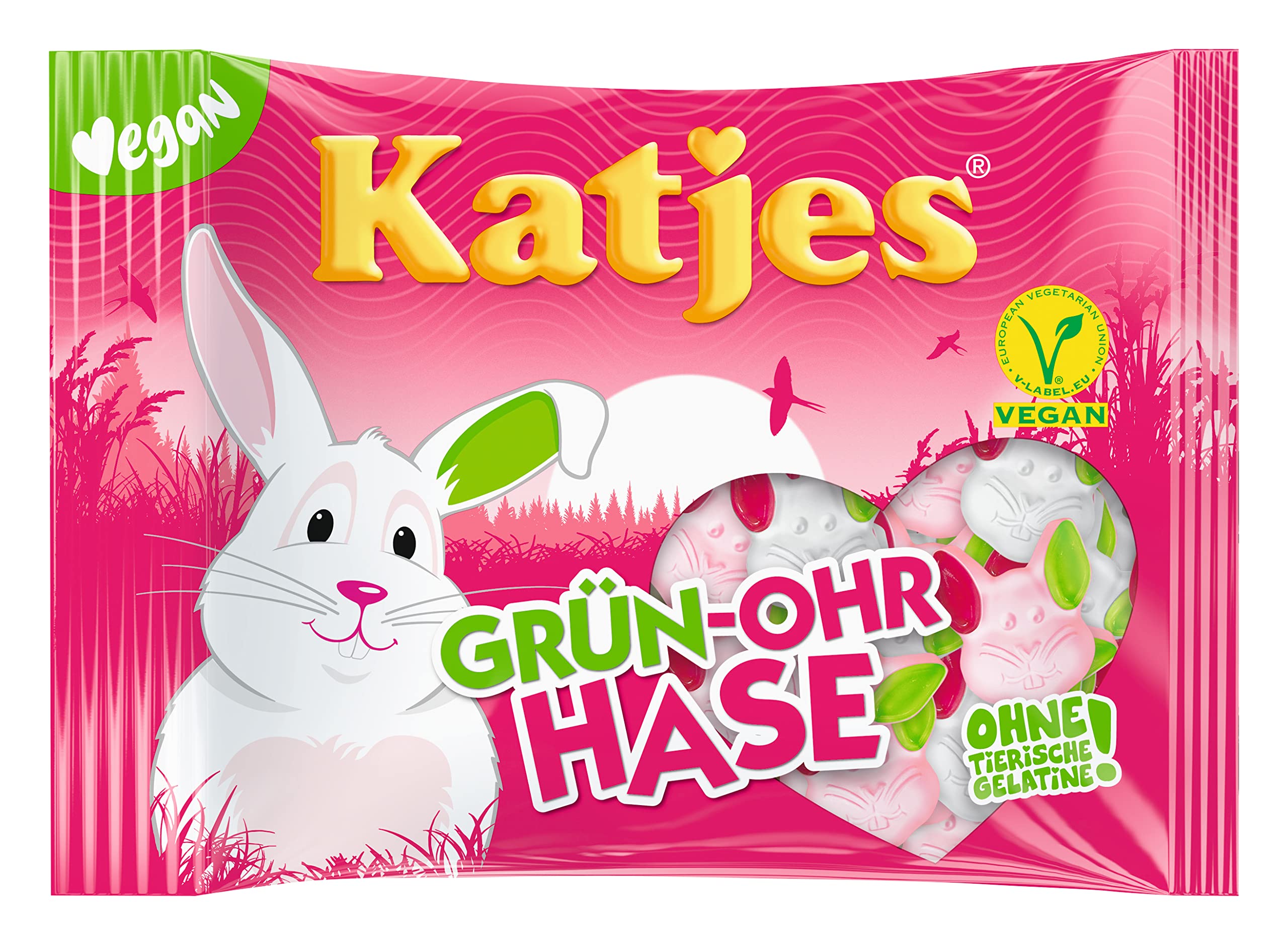 Katjes Grün-Ohr Hase Großbeutel (1 x 500 g)