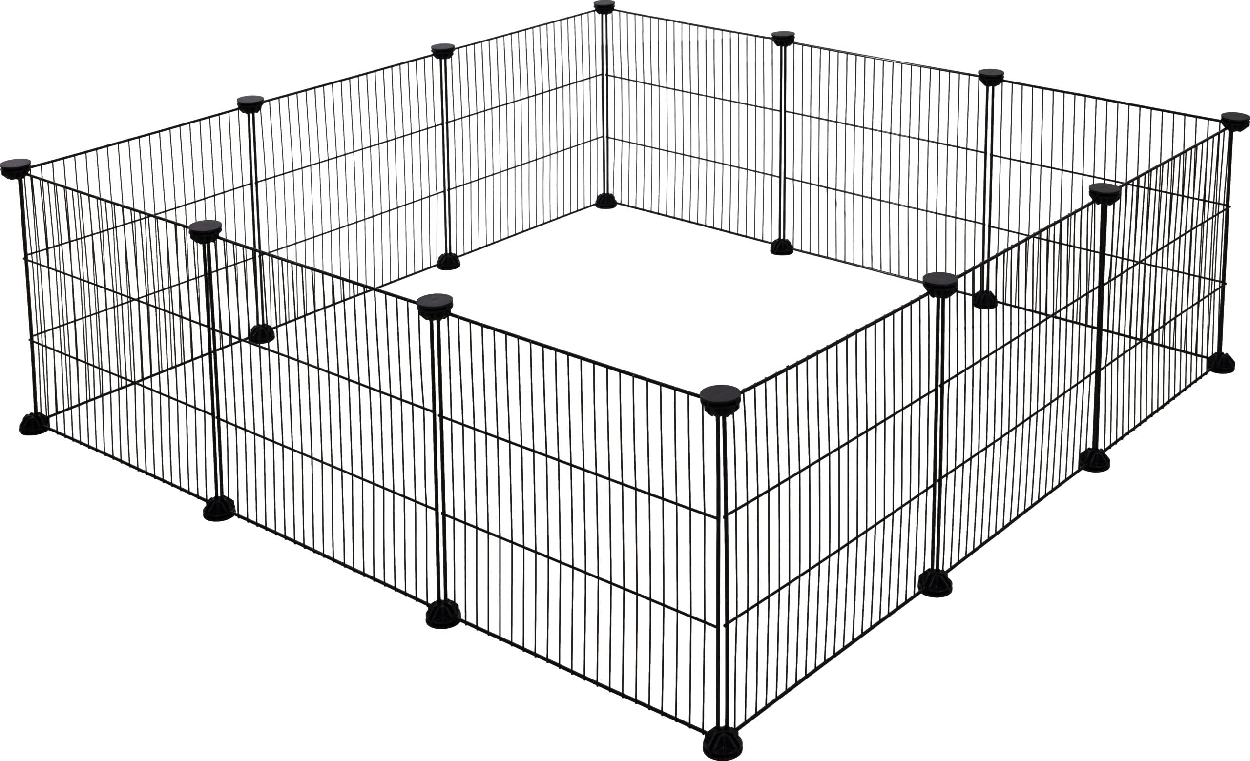 Kerbl Pet Recinto Exterior Hopsi, 12 Mallas de 35x35cm Cada una, Flexible y Extensible, fácil de Montar, Sistema de conexión