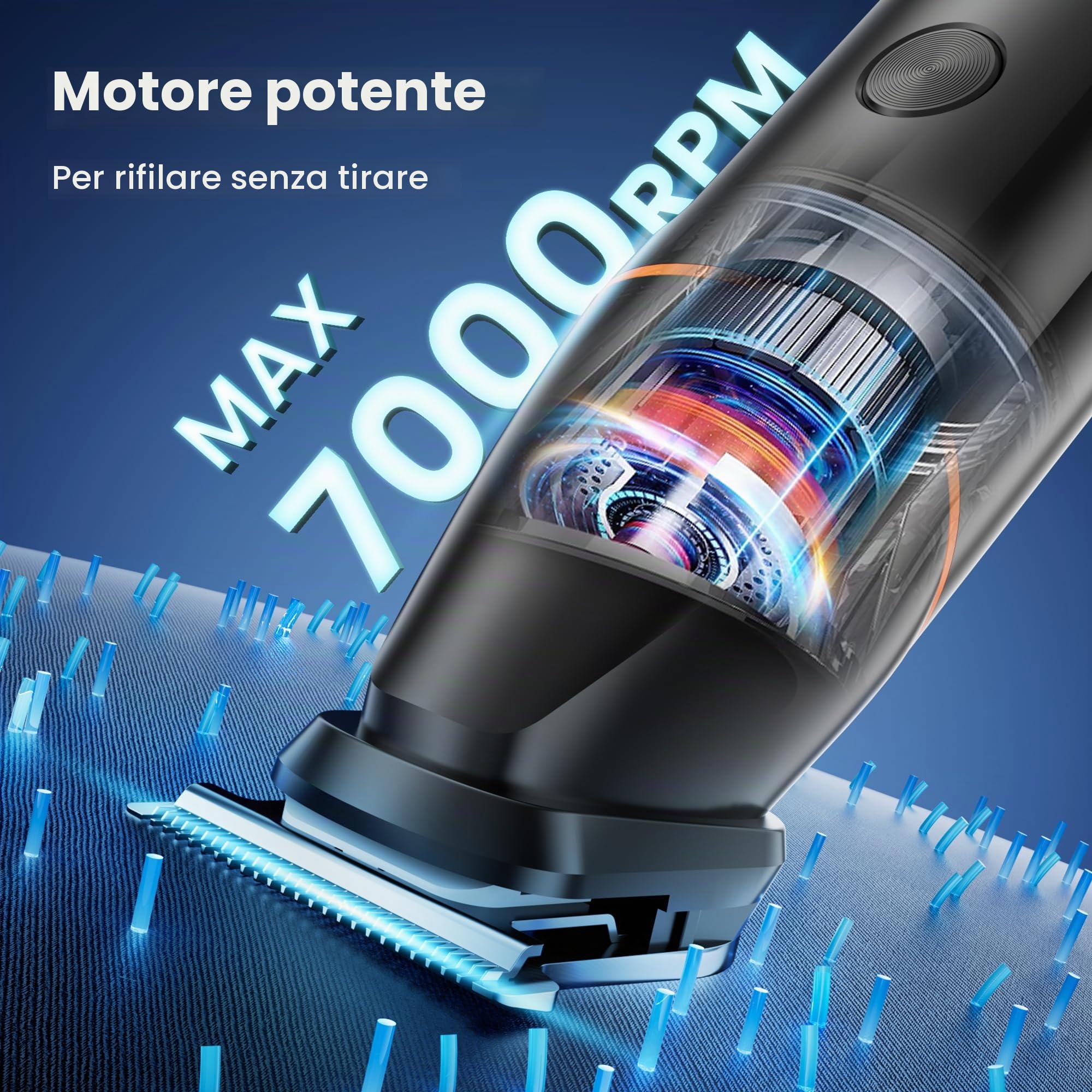 MAXGROOM 4 in 1 Rasoio Elettrico Corpo Uomo Kit (Nero, L)