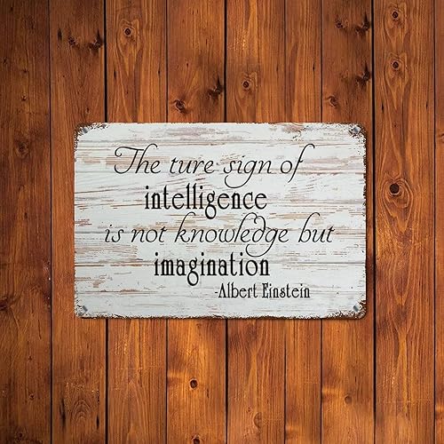 Miniatura 9 de Letrero de metal con cita de vida, cartel de metal decorativo con texto en inglés "Happiness Is A Long", calcomanía de pared de grano de madera,