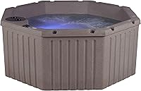 AquaLife Invi 5-Person Hot Tub: 11 Hydro Jets, LED Lights, Insulated Cover - Plug & Play Spa for Relaxation