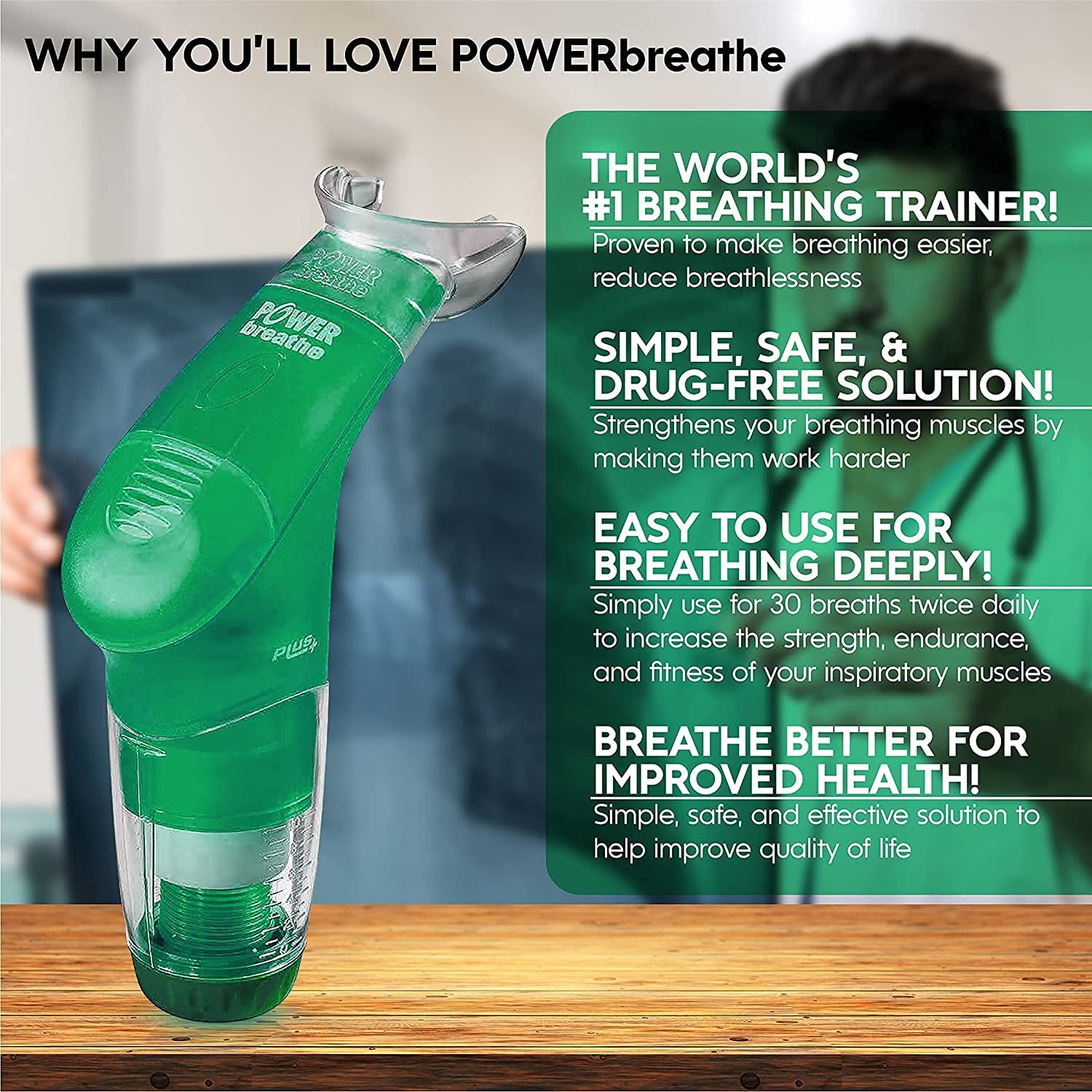 Amazon.co.jp: パワーブリーズ POWERbreathe PLUS 呼吸筋トレーニング
