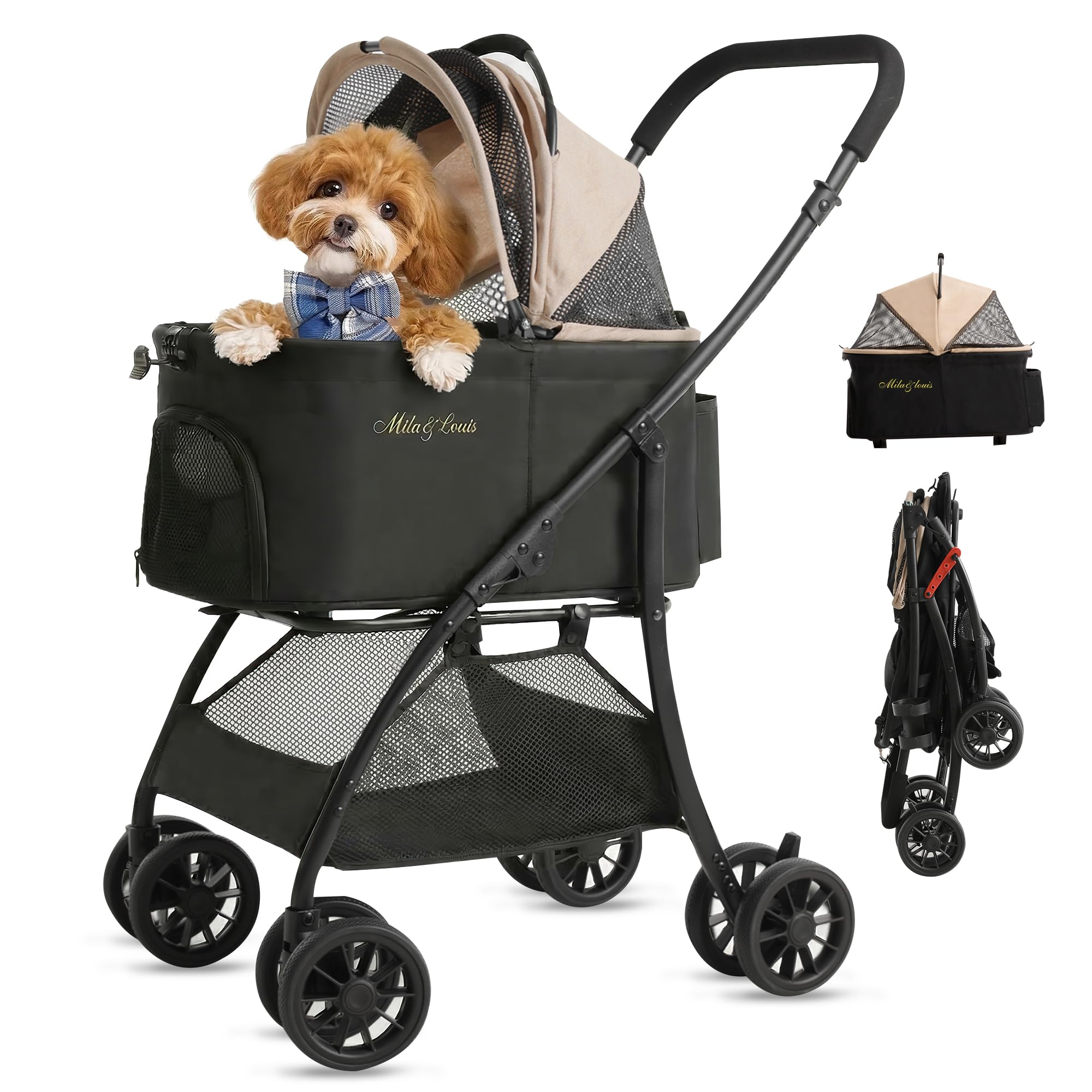 チワワ　ペットカー　美品 Amazon.co.jp: 【55cmゆりかご · 超軽量4.5KG】MILA&LOUIS ペット