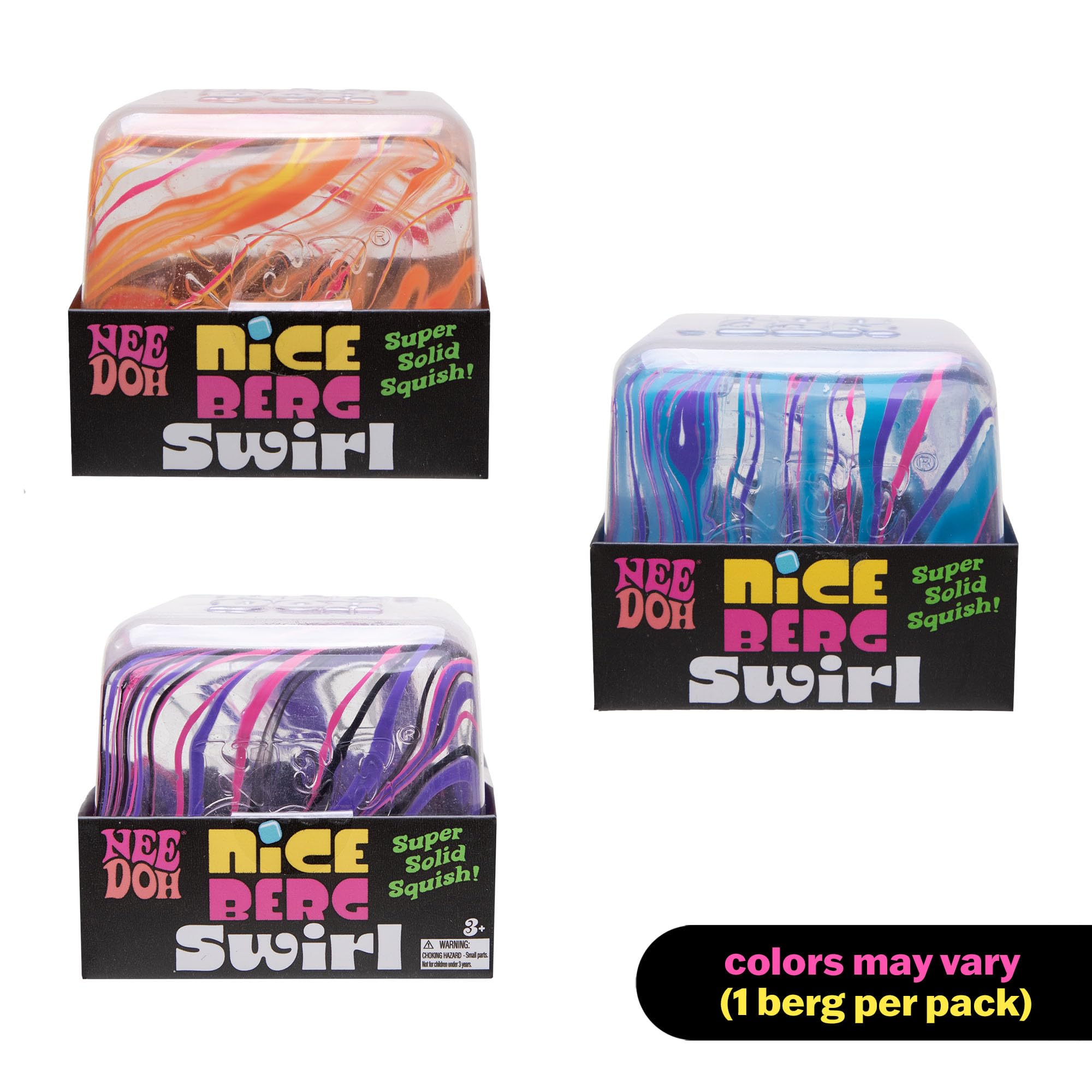 【希少】NeeDoh Berg Swirl ice berg ニードースクイーズ Amazon | Schylling NeeDoh Swirl Nice Berg - ジャンボ スクイーズ