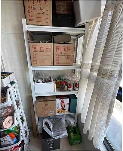 Miniatura 3 de Boncun 5 Tier Utility Shelves Metal Storage Shelves Garage Shelving Unit Adjustable Garage Storage Shelves Storage Racks Heavy Duty Shed Shelving