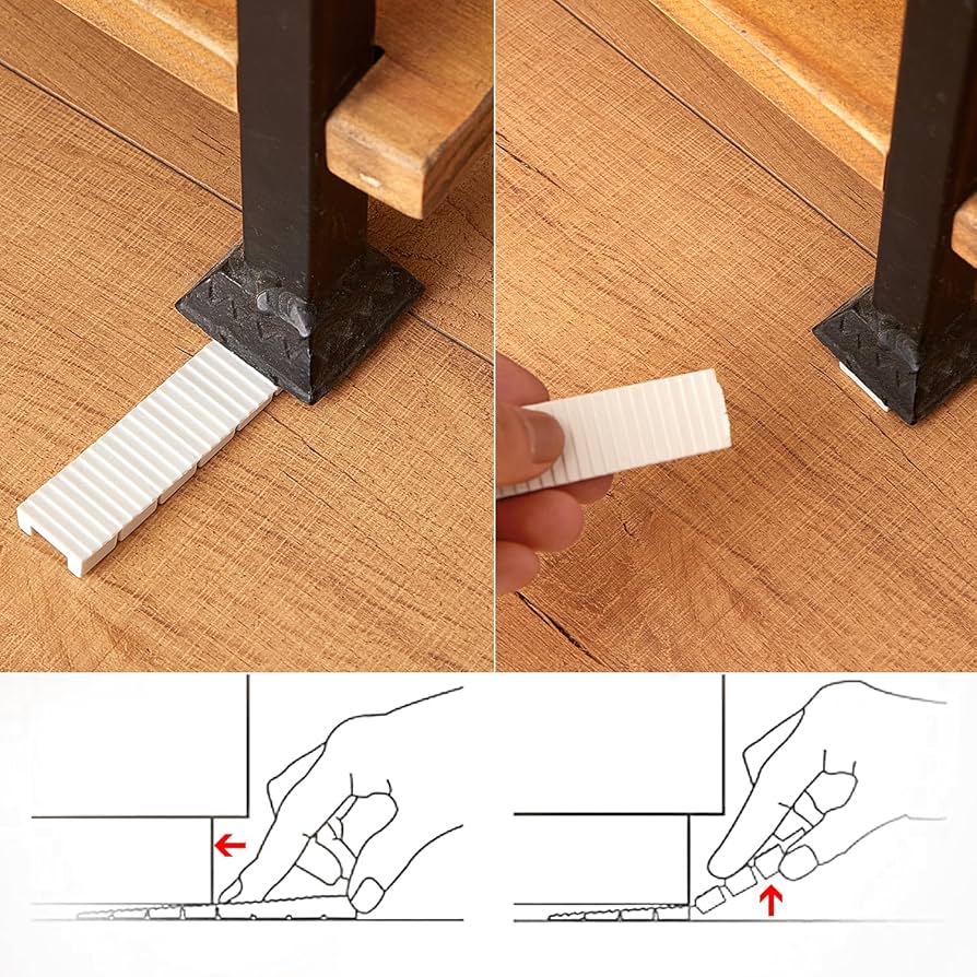 Aczyqws Composite Shims 20pcs Furniture Shims Leveling Wedges Toilet