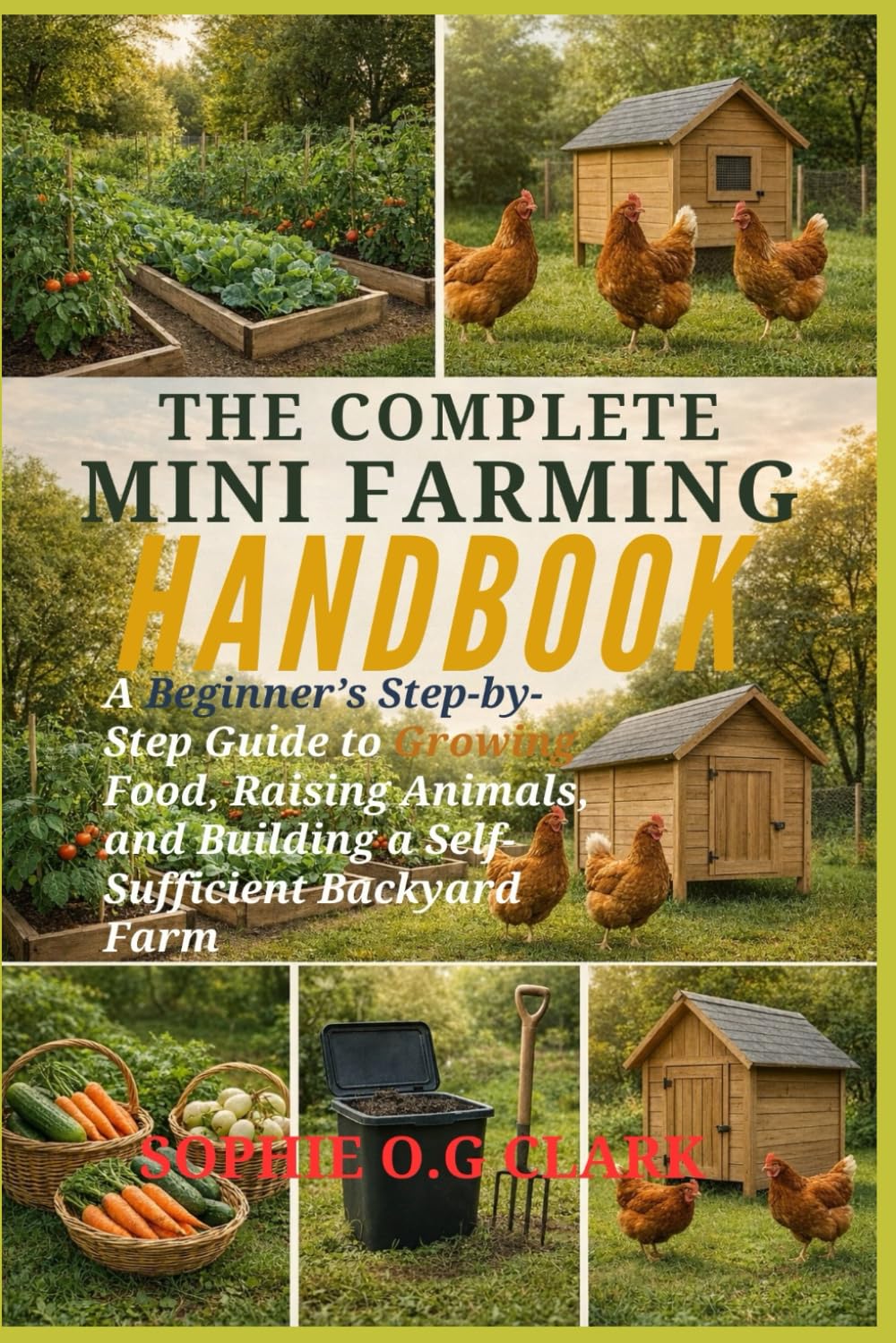 THE COMPLETE MINI FARMING HANDBOOK: A Beginner’s Step-by-Step Guide to Growing Food, Raising Animals, and Building a Self-Sufficient Backyard Farm