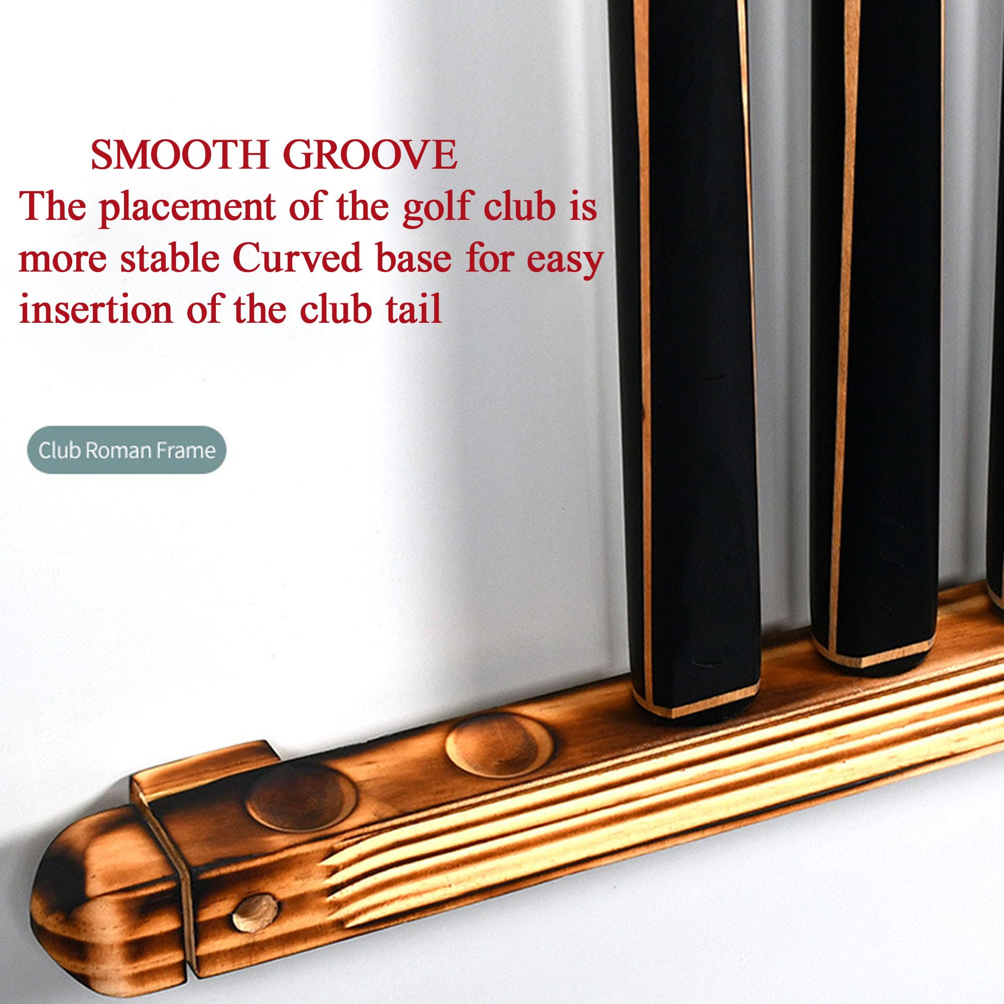 6 Pool Queue Halter Wand montiert Pool Queue Rack Holz Farbe Pool Queue Stand, Wand montiert Billard Stick Halter, Clip Zubehör für Snooker Spiele Billard Clubs Bars Billard Spieler