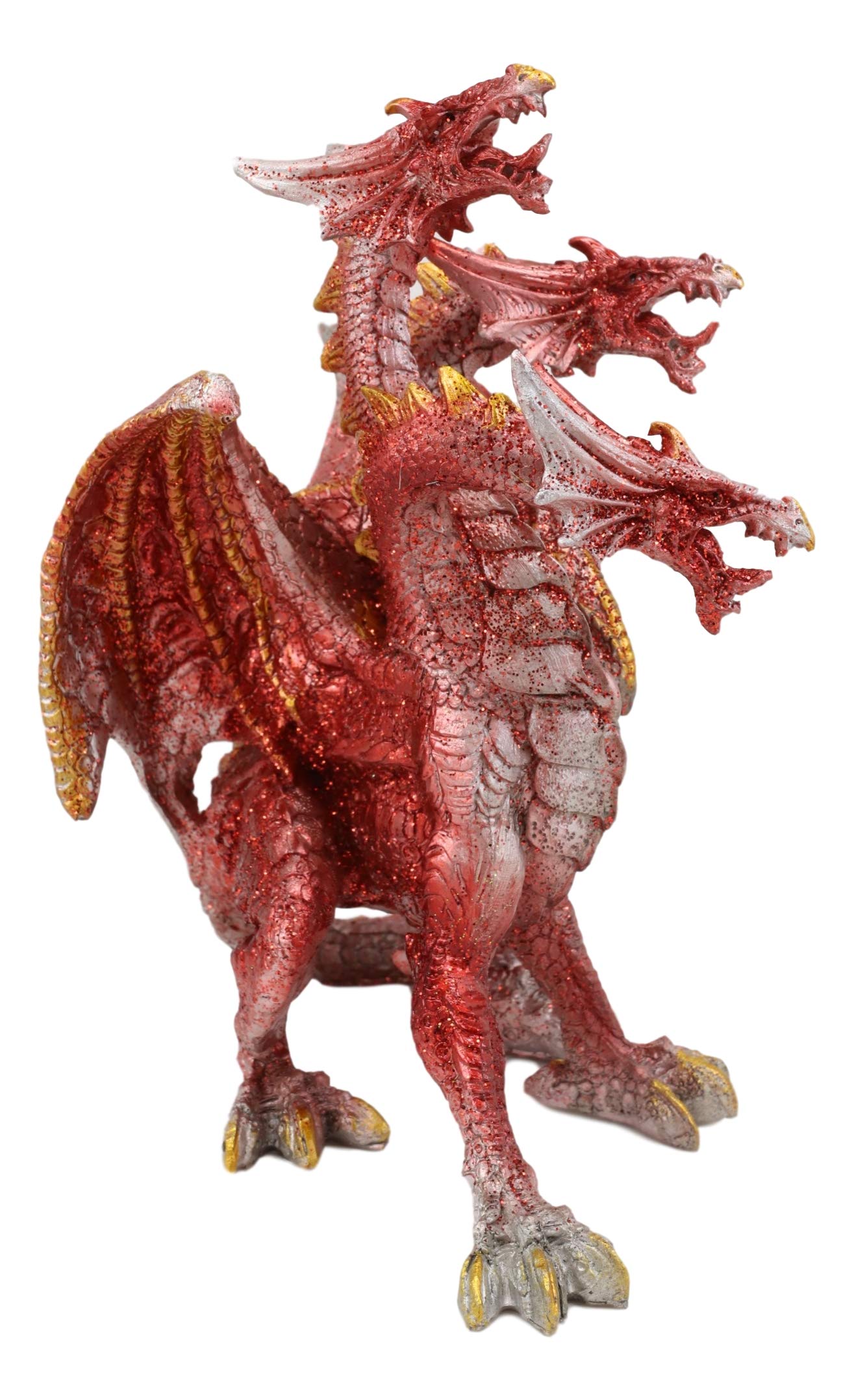 Amazon.co.jp: Ebros 古代伝説の三頭ドラゴンハイドラ 轟音像 高さ8