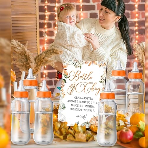 Vista 31 de TrelaCo Cool Baby Shower Games - Juego de regalo con temática de abejas y 12 biberones para baby shower, para juegos de abejas de panal, revelación