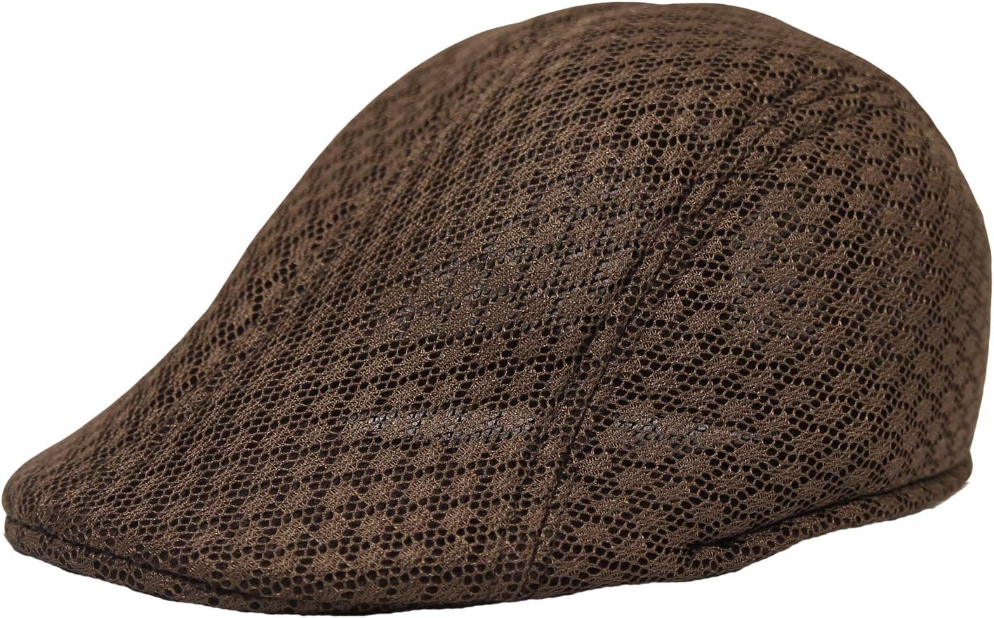 WITHMOONS Breathable Mesh Summer Hat Newsboy Ivy Cap Cabbie Flat Cap UZ30053