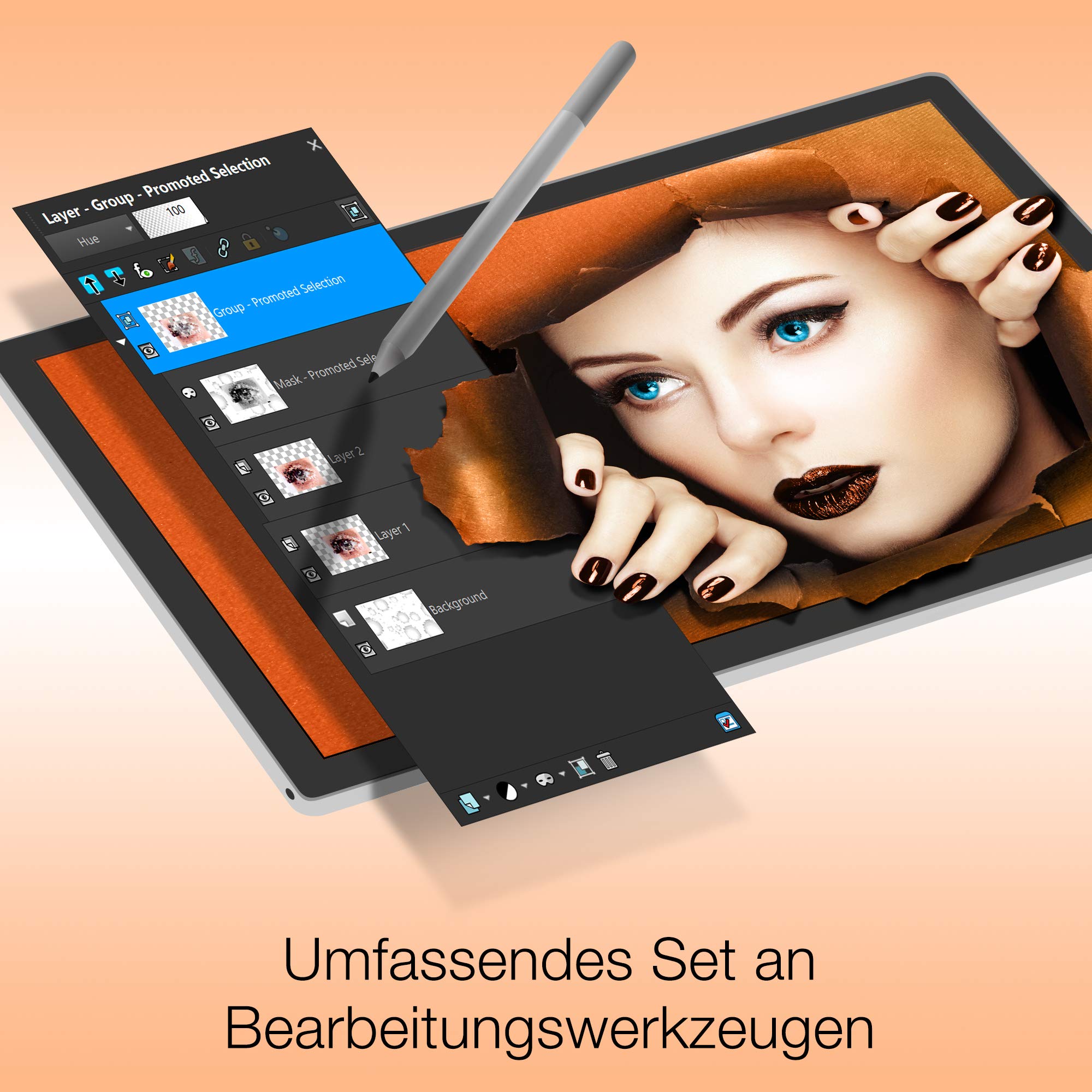 Corel PaintShop Pro 2021 Vollversion, 1 Lizenz Windows Bildbearbeitung