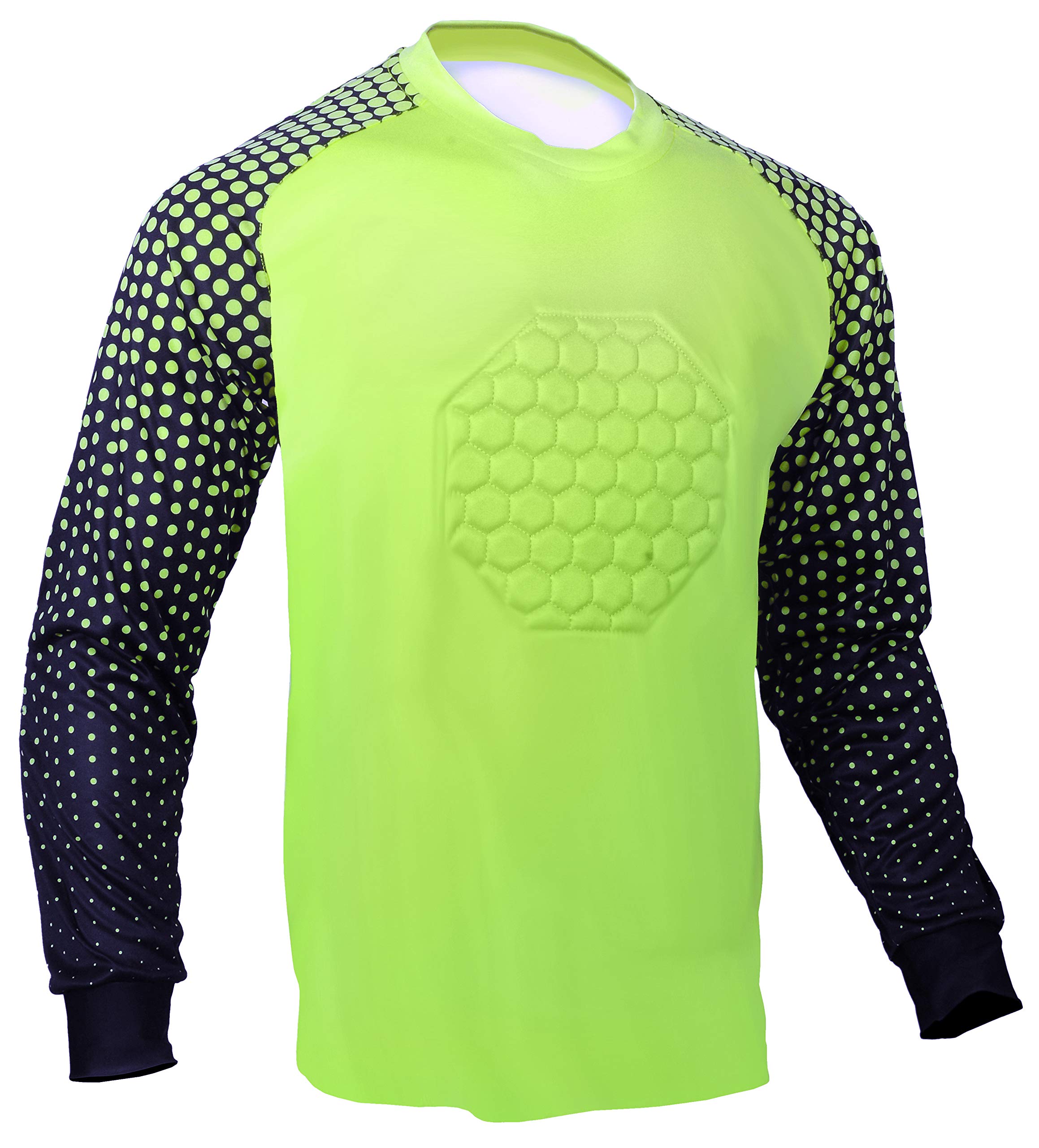 Total Soccer Factory Soccer Goalie Shirt, Padded Goalkeeper Jersey, Youth and Adult Sizes