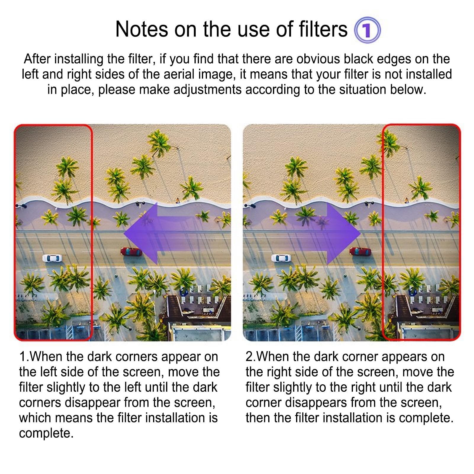 Set di Filtri CPL ND per 1 2 SE PC Drone in Vetro Ottico Filtro per Lenti a densità Neutra con Custodia Set di Filtri Versatile