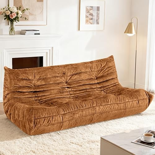 Miniatura 63 de HABUTWAY Puf Otomano, Reposapiés, Silla junto a la Chimenea, Sofá Puf Perezoso de Espuma Viscoelástica para Sala de Estar, Dormitorio, Dormitorio