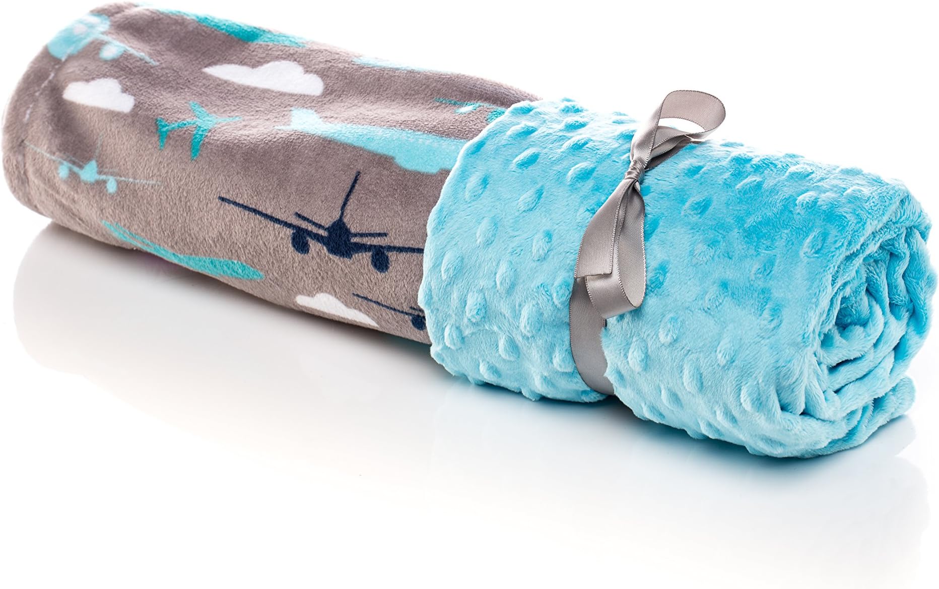 Elonka Nichole Baby Boy Original Mimi Receiving Blanket, Airplanes