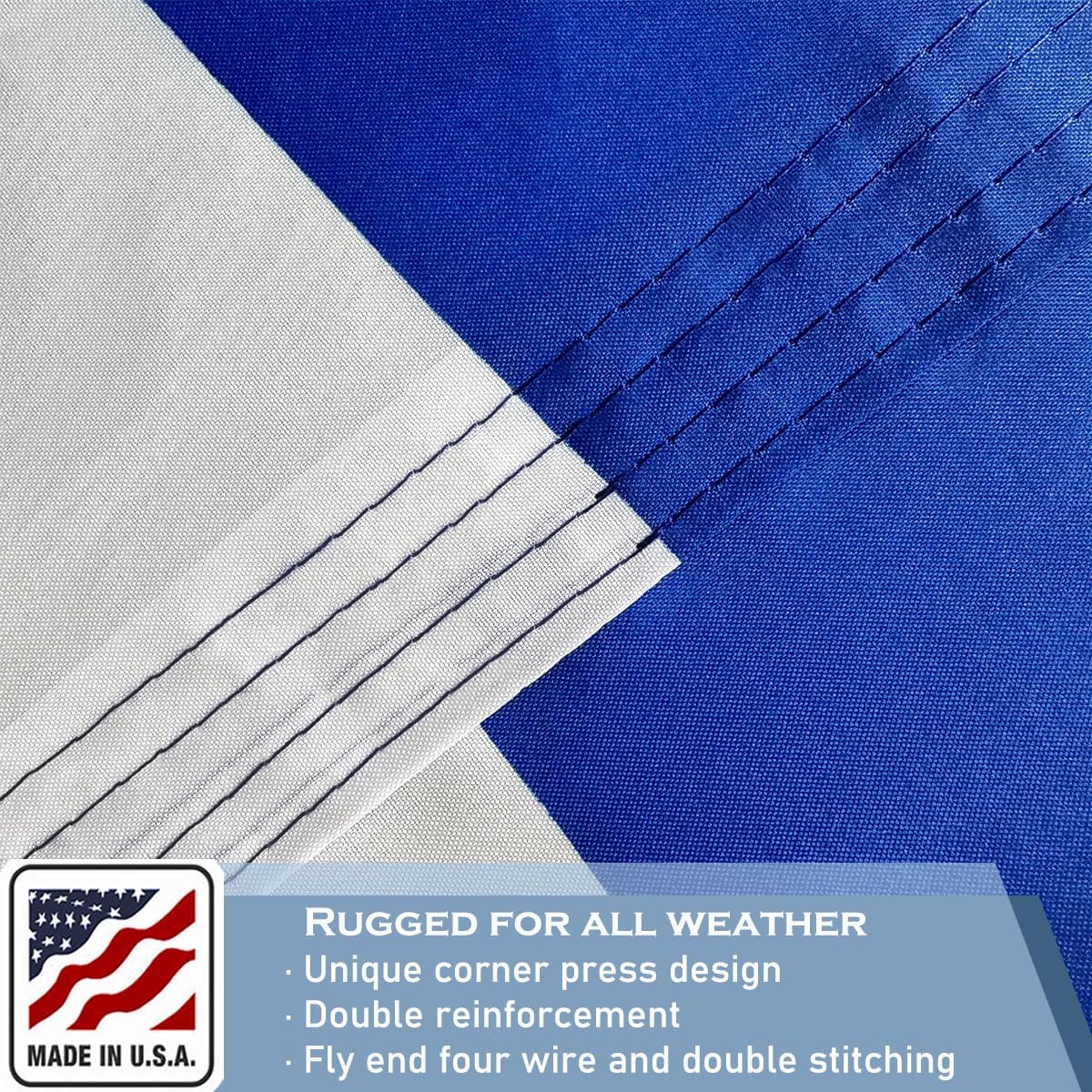 Colorado Flag 2x3 FT 100% Made in The USA-Heavy Duty Vibrant colors Double Sided Colorado CO Flag with 2 Brass Grommets for Home/Company/Indoor Outdoor Decoration - Image 6