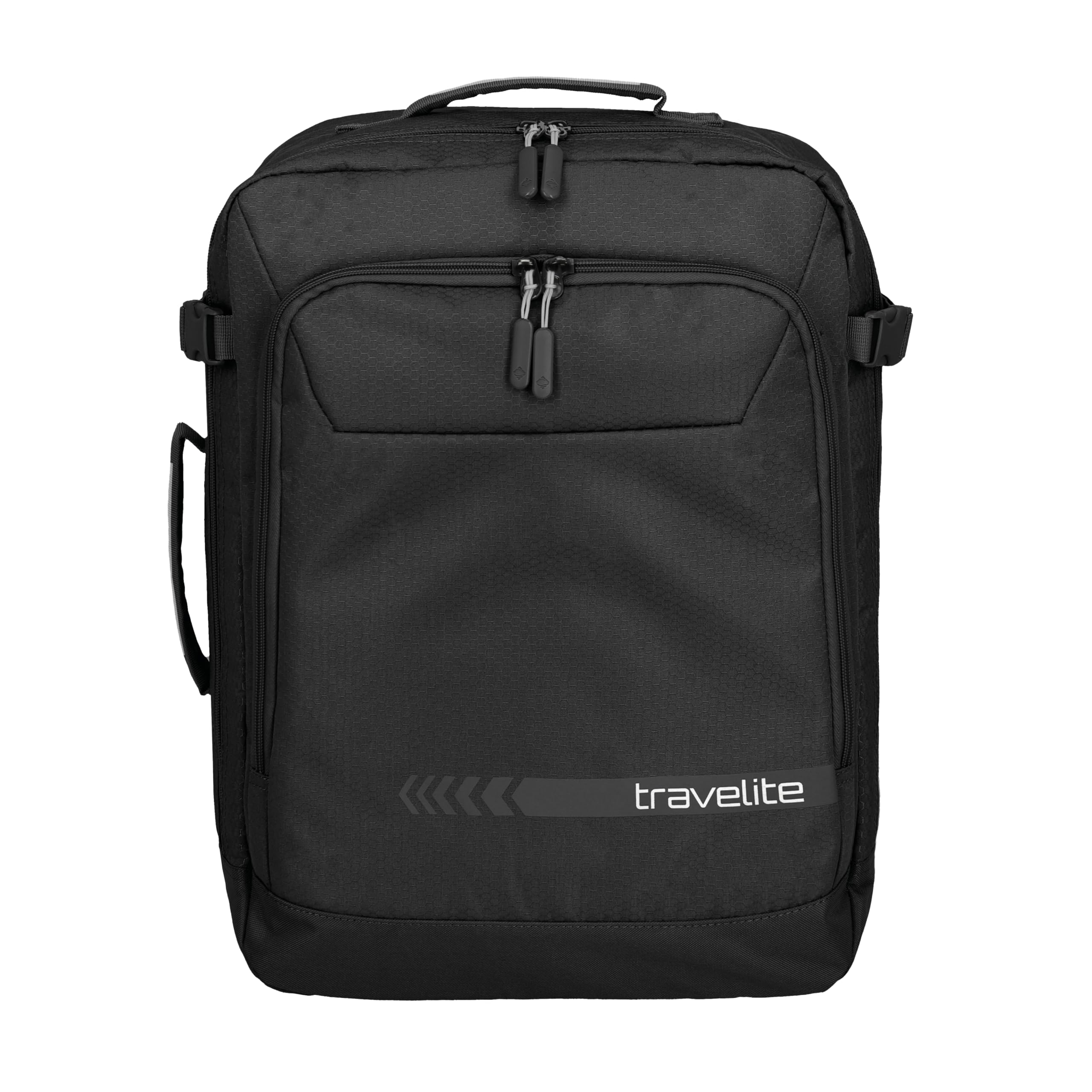 Travelite Handgepäck Rucksack KICK OFF, 50 cm, 35 Liter, Multibag Tasche | wandelbar als Rucksack & Tasche, Tagesrucksack für Damen & Herren, Reiserucksack für Flugzeug, viel Stauraum