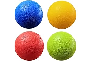 AppleRound Deflated Playground Dodgeballs with Pump