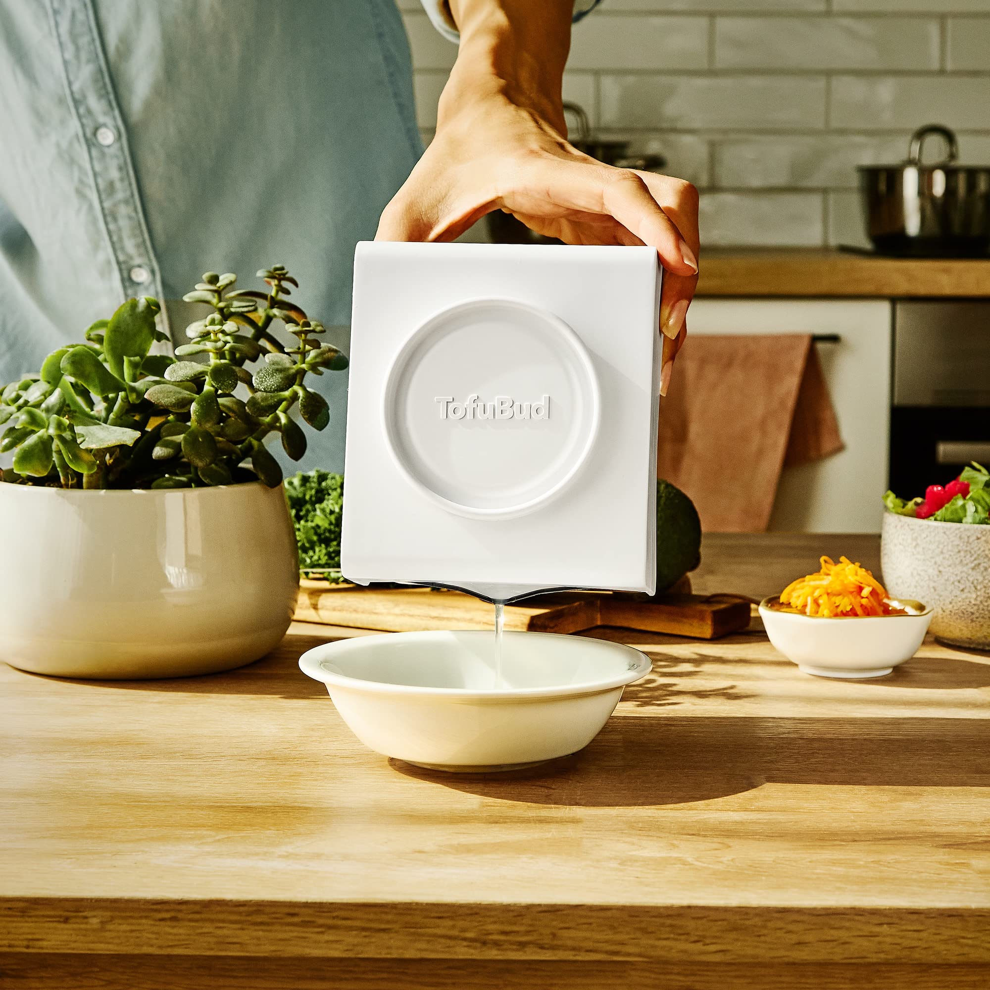 TofuBud Tofu Press - Pressa per Tofu Compatto o Duro - Stampo Tofu Fai Da Te