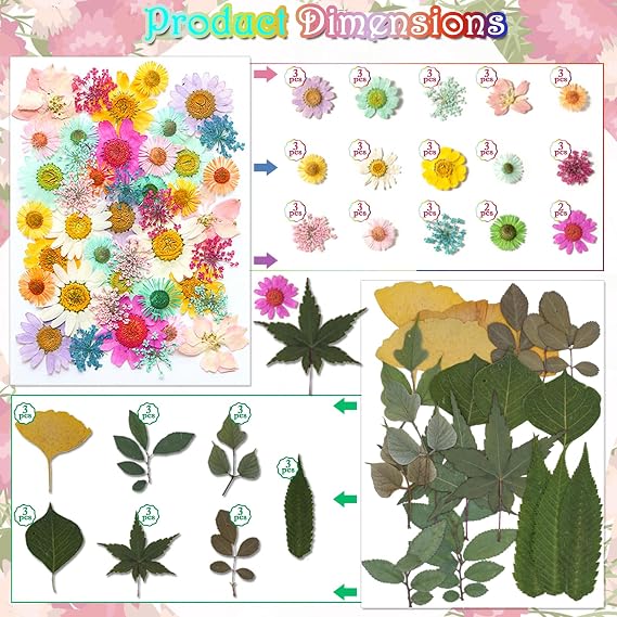 DIY Bookmark Making Kit (Dried Flowers)