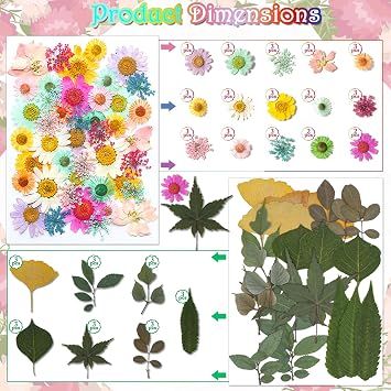 DIY Bookmark Making Kit (Dried Flowers)