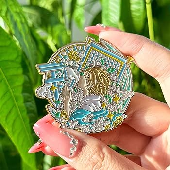 Amazon.co.jp: 夏目友人帳 ブローチ グッズ 夏目貴志 ピンバッジ