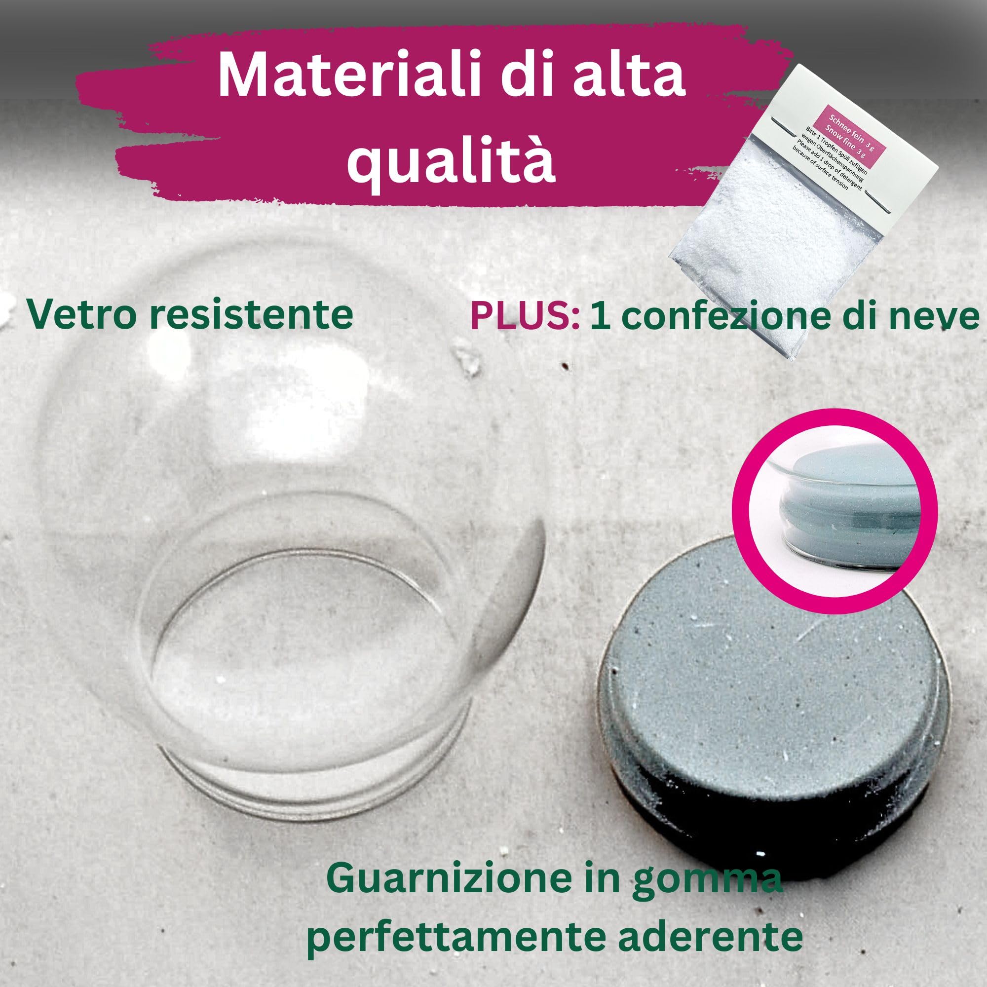 40007 Snowglobe for you - Fai da te (fai da te) Vetro diametro 11,9 cm.