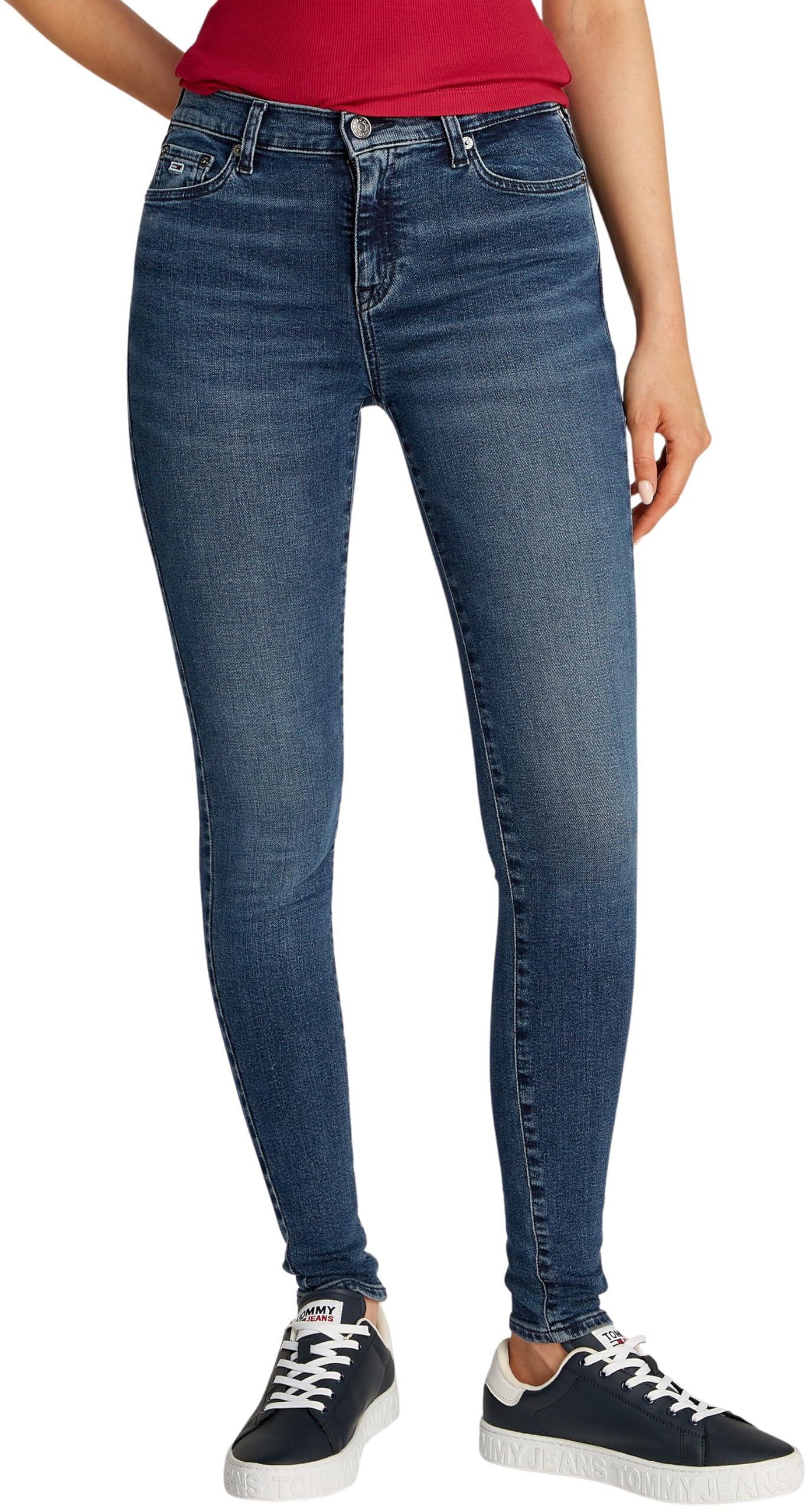 Tommy Jeans Women Nora MD SKN BI1267 Skinny, Denim, 34W / 32L