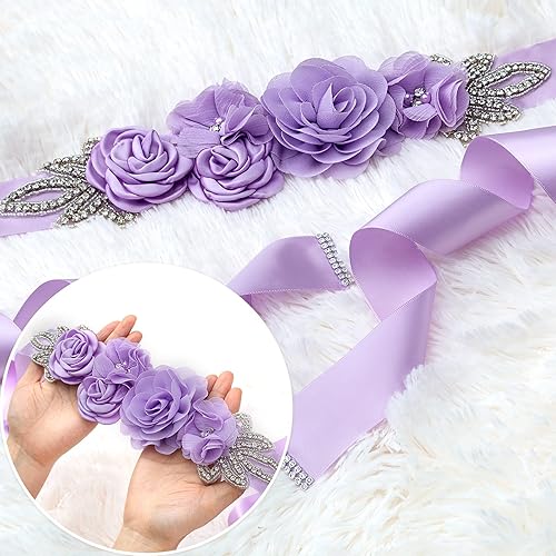 Miniatura 2 de Baby Bee Baby Shower Mommy Sash Embarazo Sash Recuerdo Baby Shower Flor Cinturón de vientre