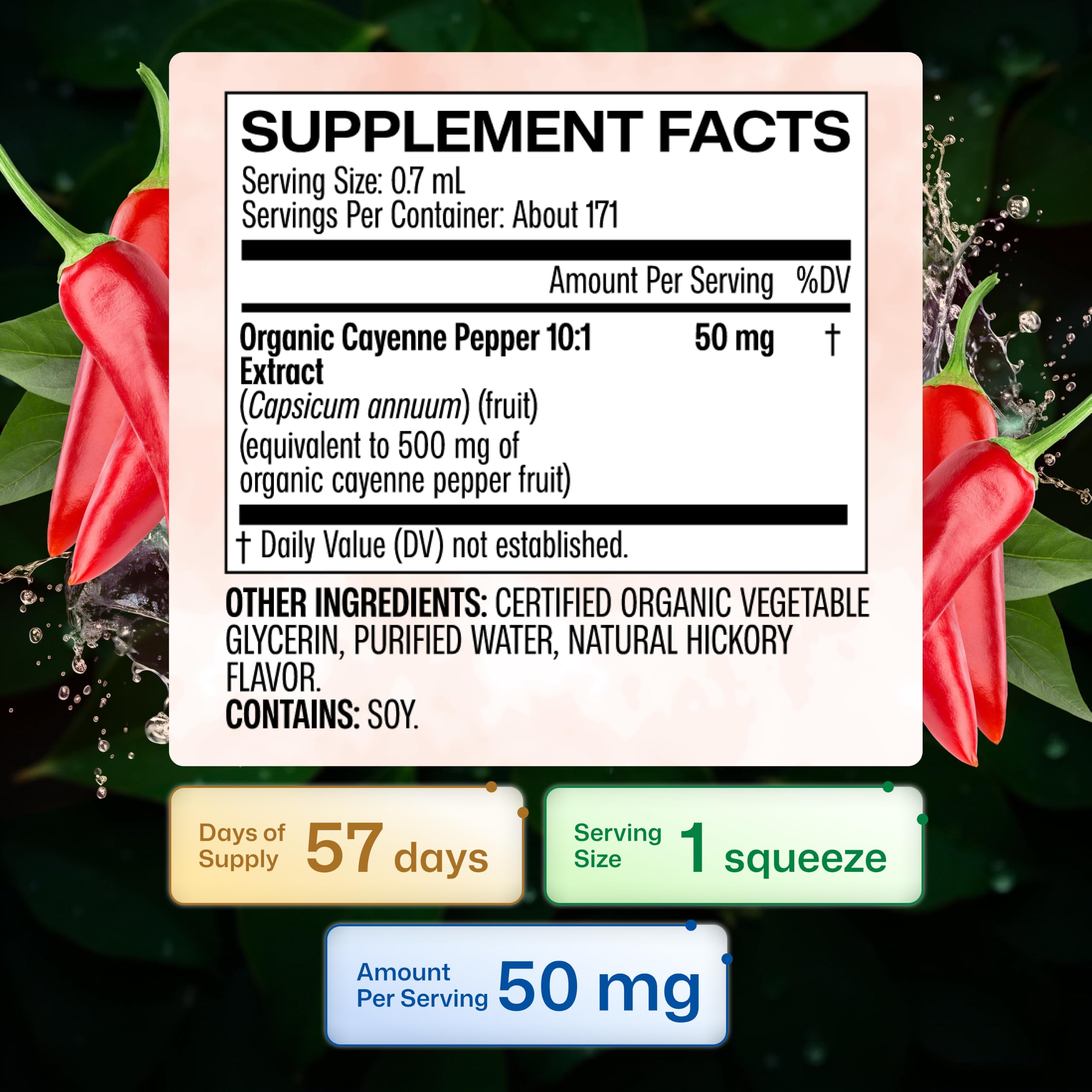 USDA Organic Cayenne Pepper for Digestive & Circulatory Support - 4 Fl.Oz — Amazon image 5
