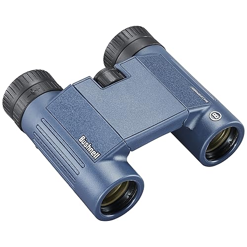 Bushnell H2O 10x25mm Binoculars, Waterproof and Fogproof Binoculars for Boating, Hiking, and Camping